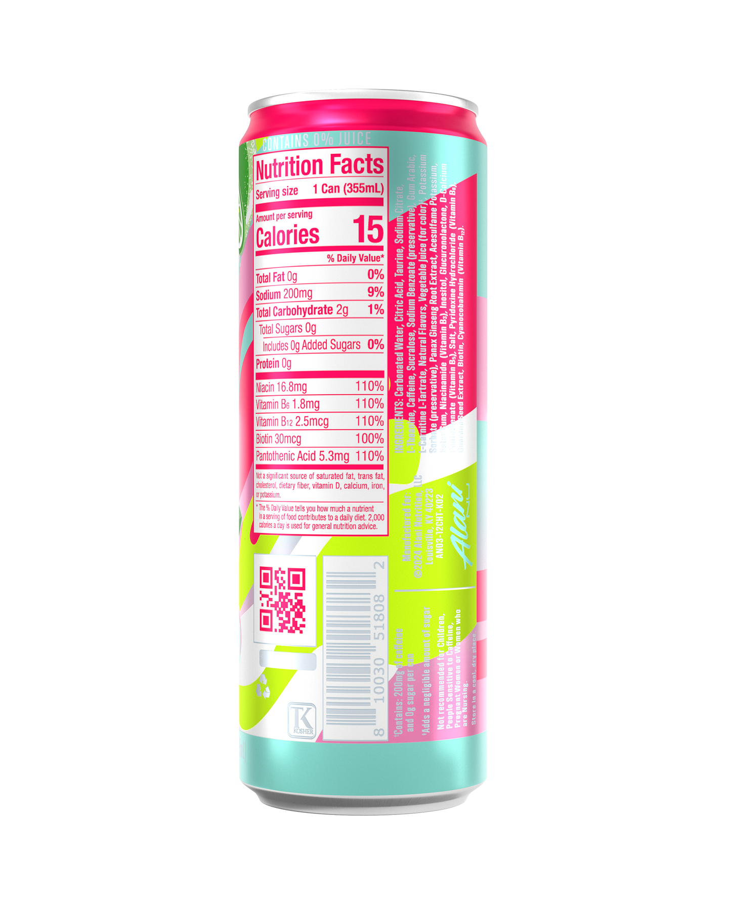 Cherry Twist Alani Nu Energy Drink, 12 Pack