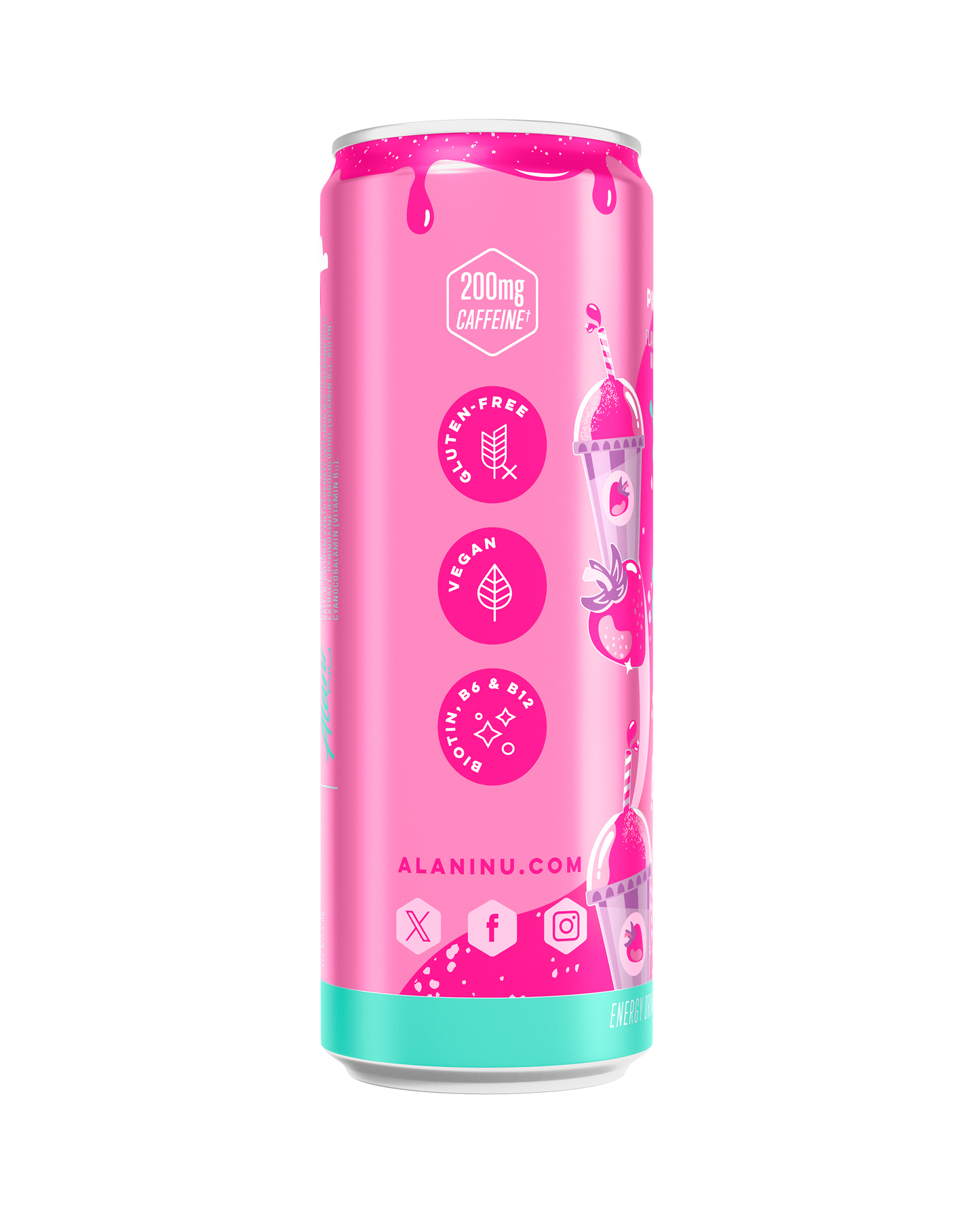 Pink Slush Energy Drink, 12-Pack