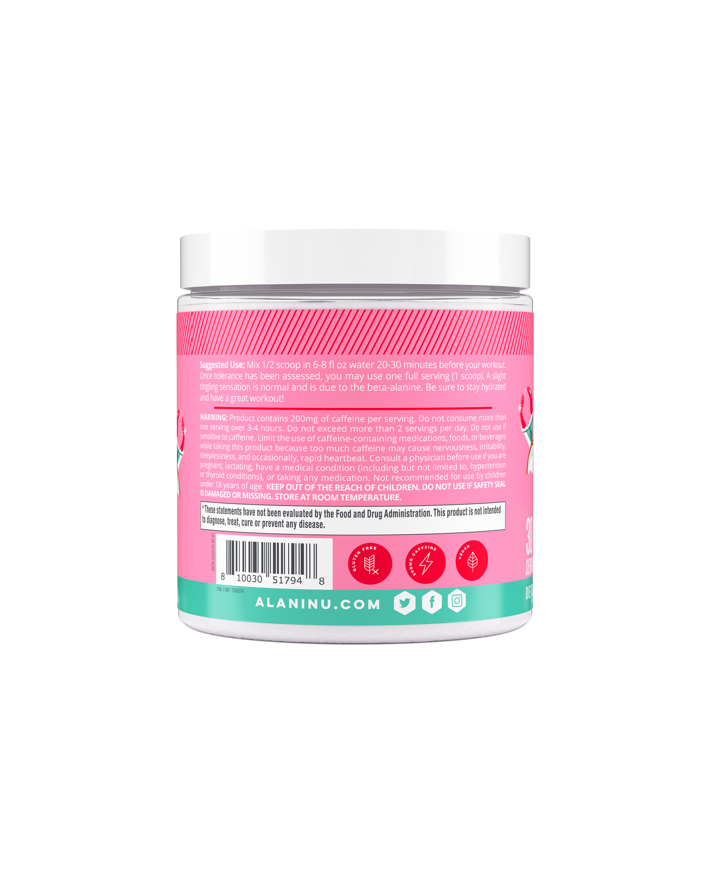 Hawaiian Shaved Ice Pre-Workout, 30 Servings