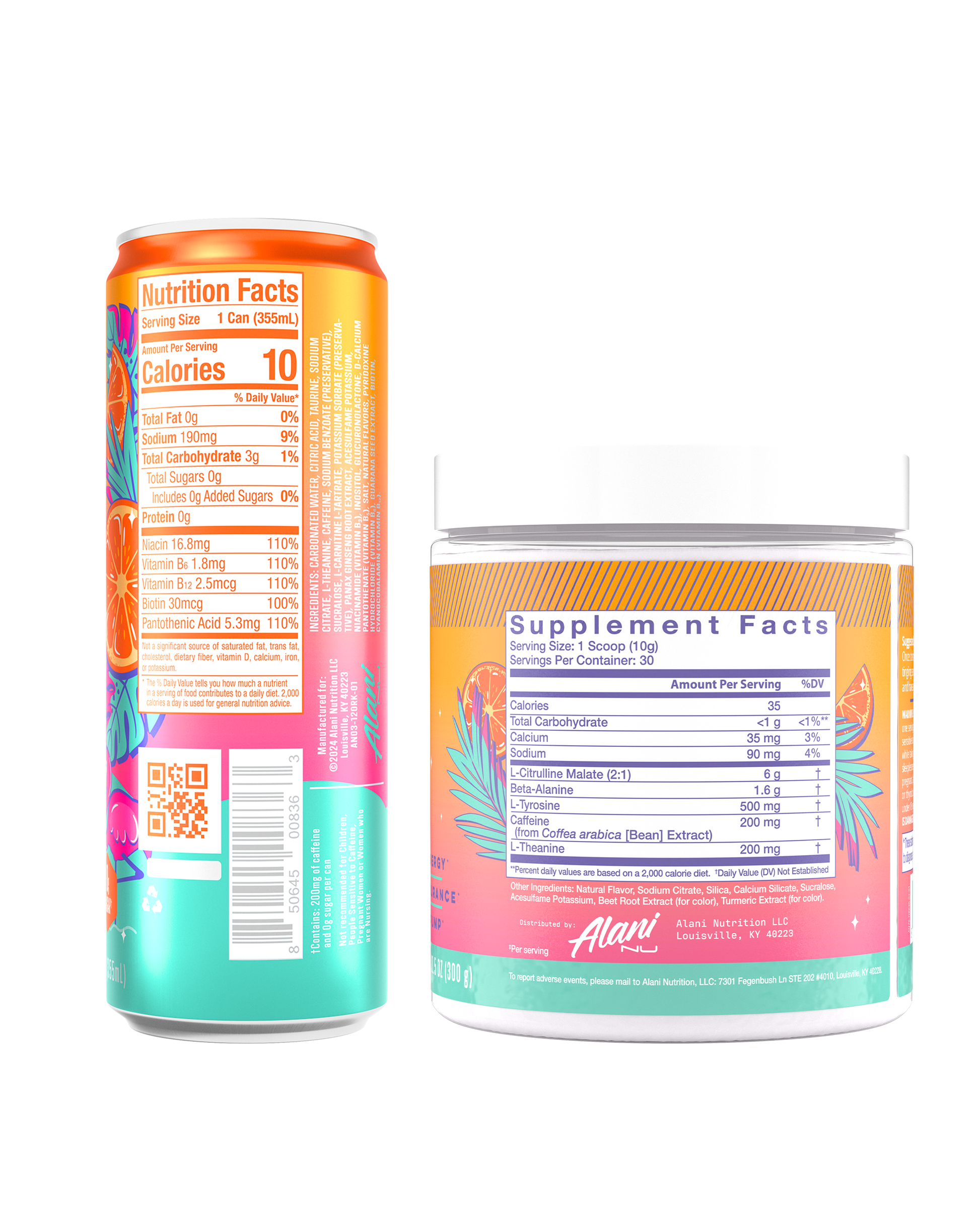 Orange Kiss Energy Drink and Pre-Workout Bundle