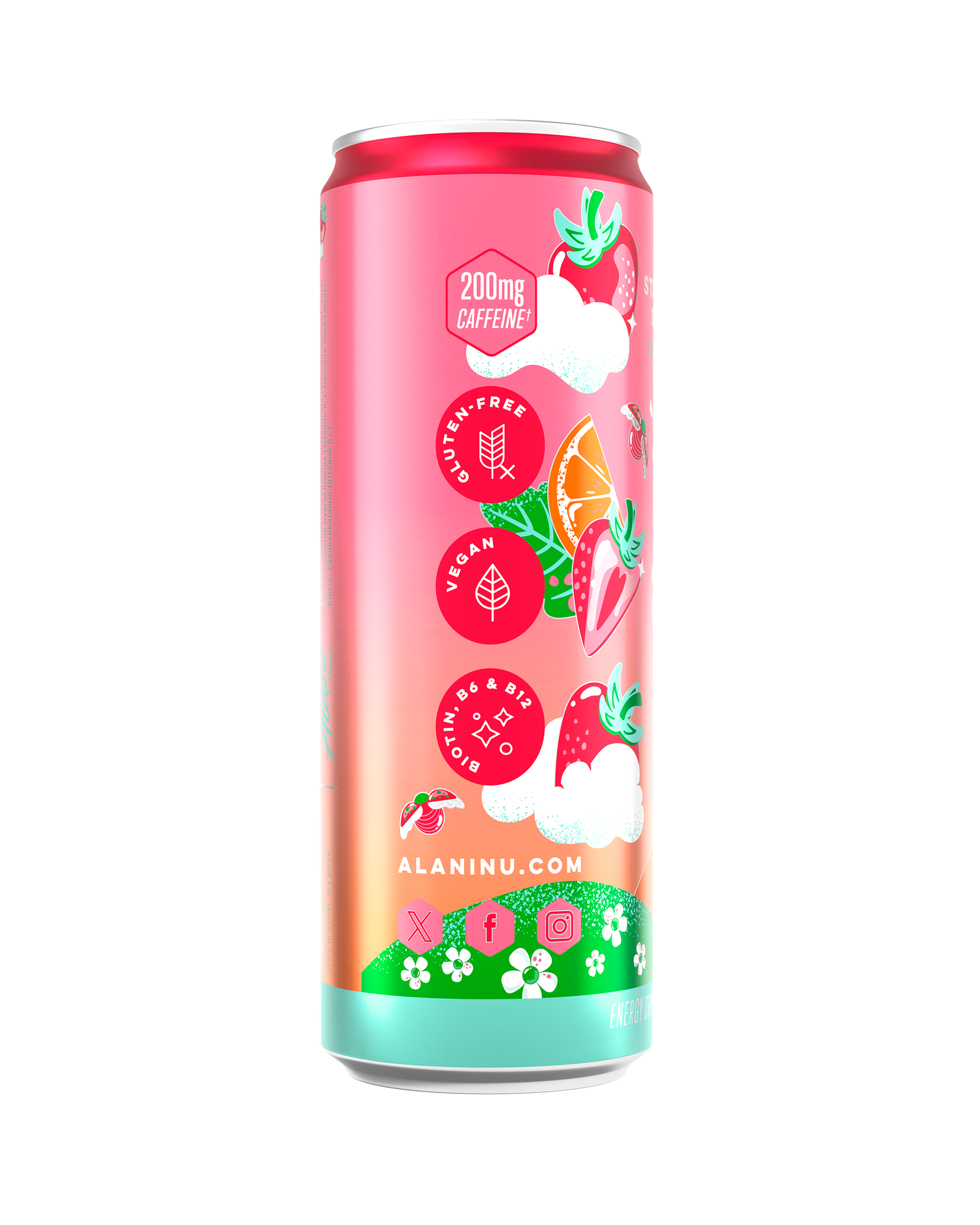 Strawberry Sunrise Alani Nu Energy Drink, 12 Pack