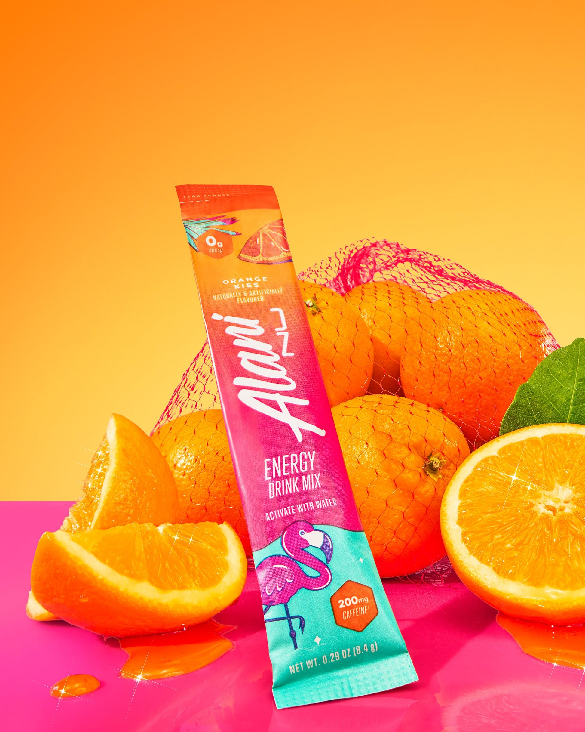 Orange Kiss Alani Nu Energy Sticks, 10 Pack