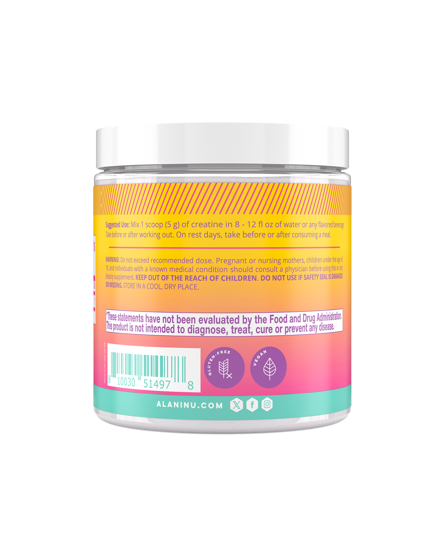 5 g Creatine Powder, 30 Servings
