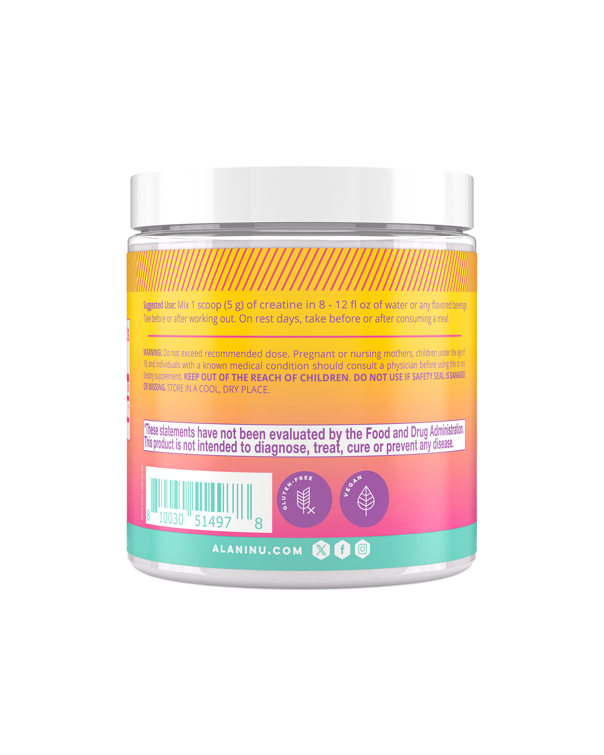 5 g Creatine Powder, 30 Servings