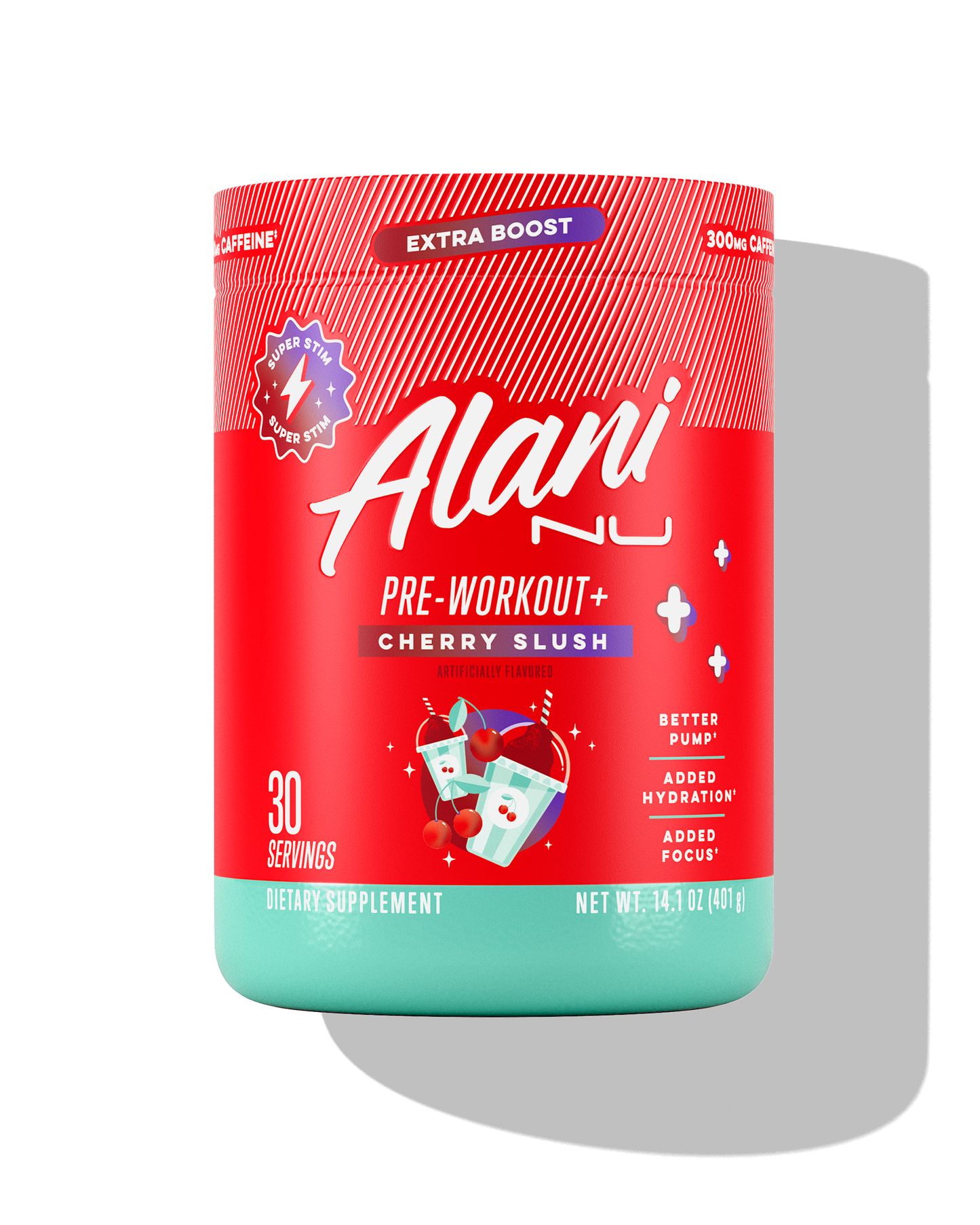 Cherry Slush Super-Stim Pre-Workout+, 30 Servings