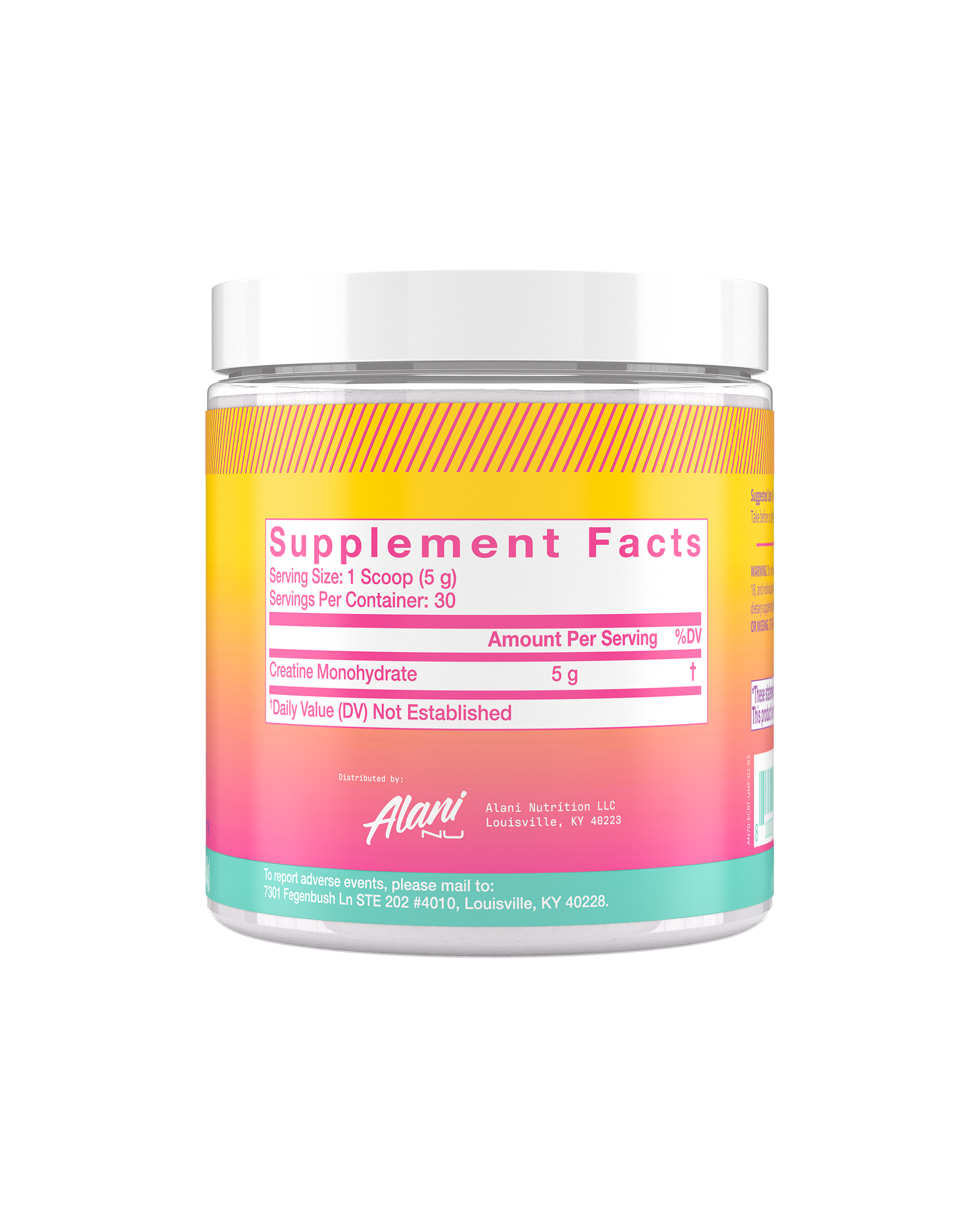 5 g Creatine Powder, 30 Servings