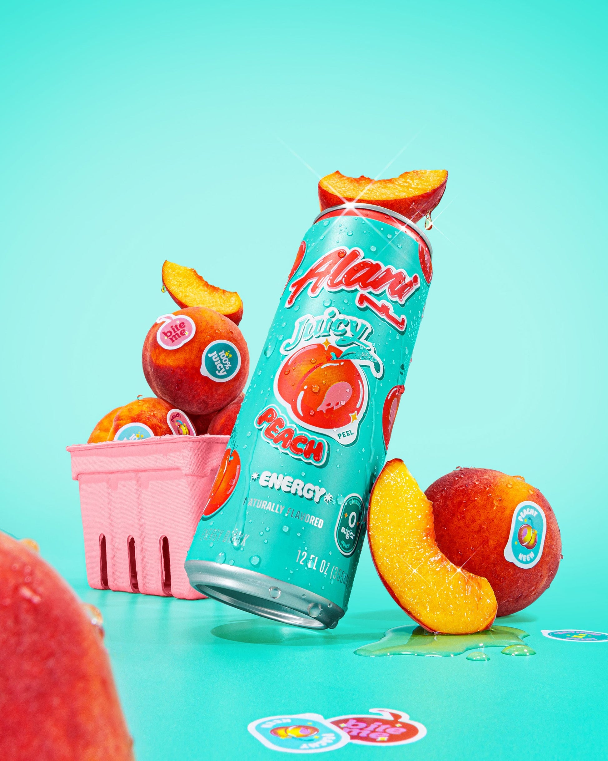 Juicy Peach Alani Nu Energy Drink, 12 Pack
