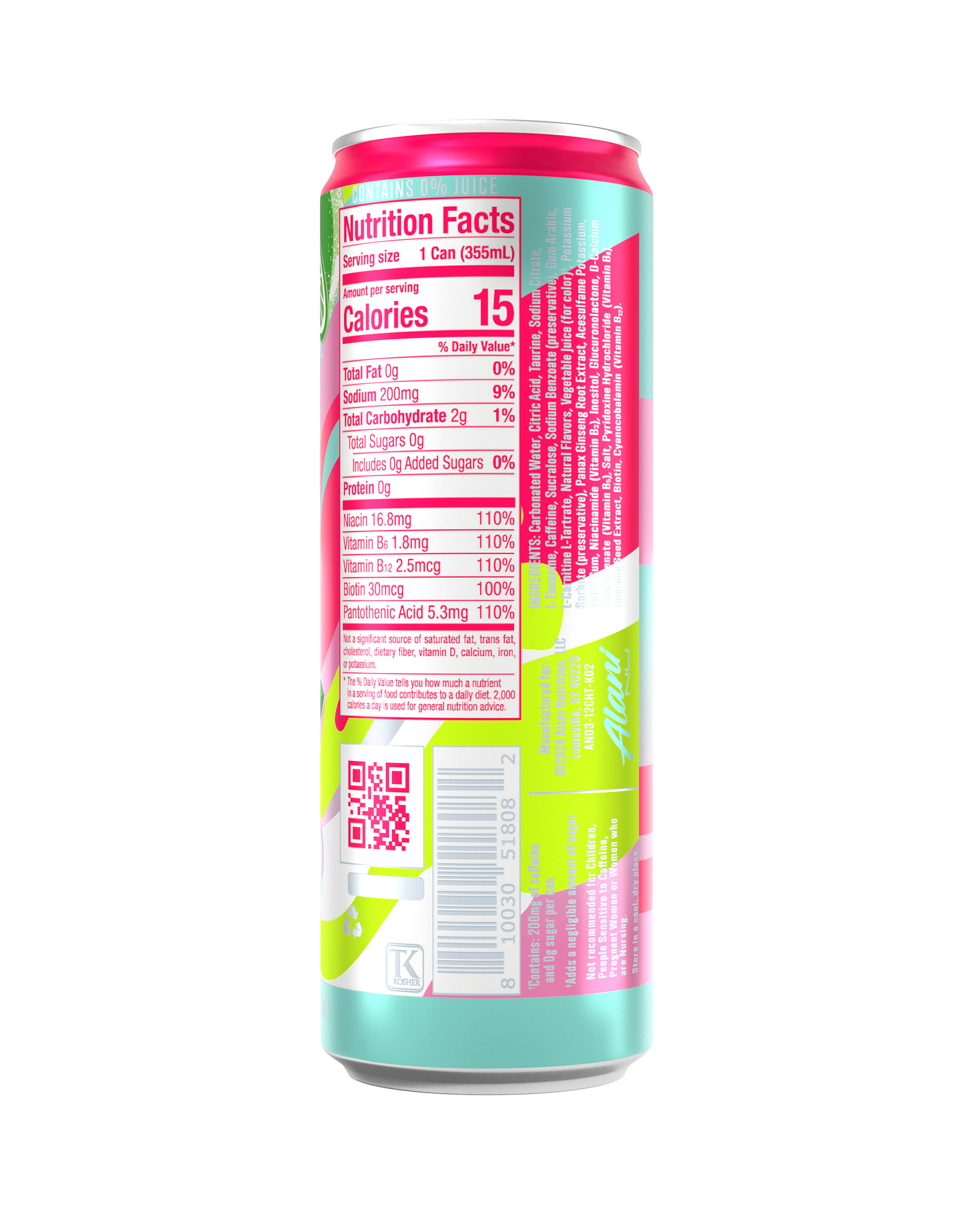 Cherry Twist Alani Nu Energy Drink, 12 Pack