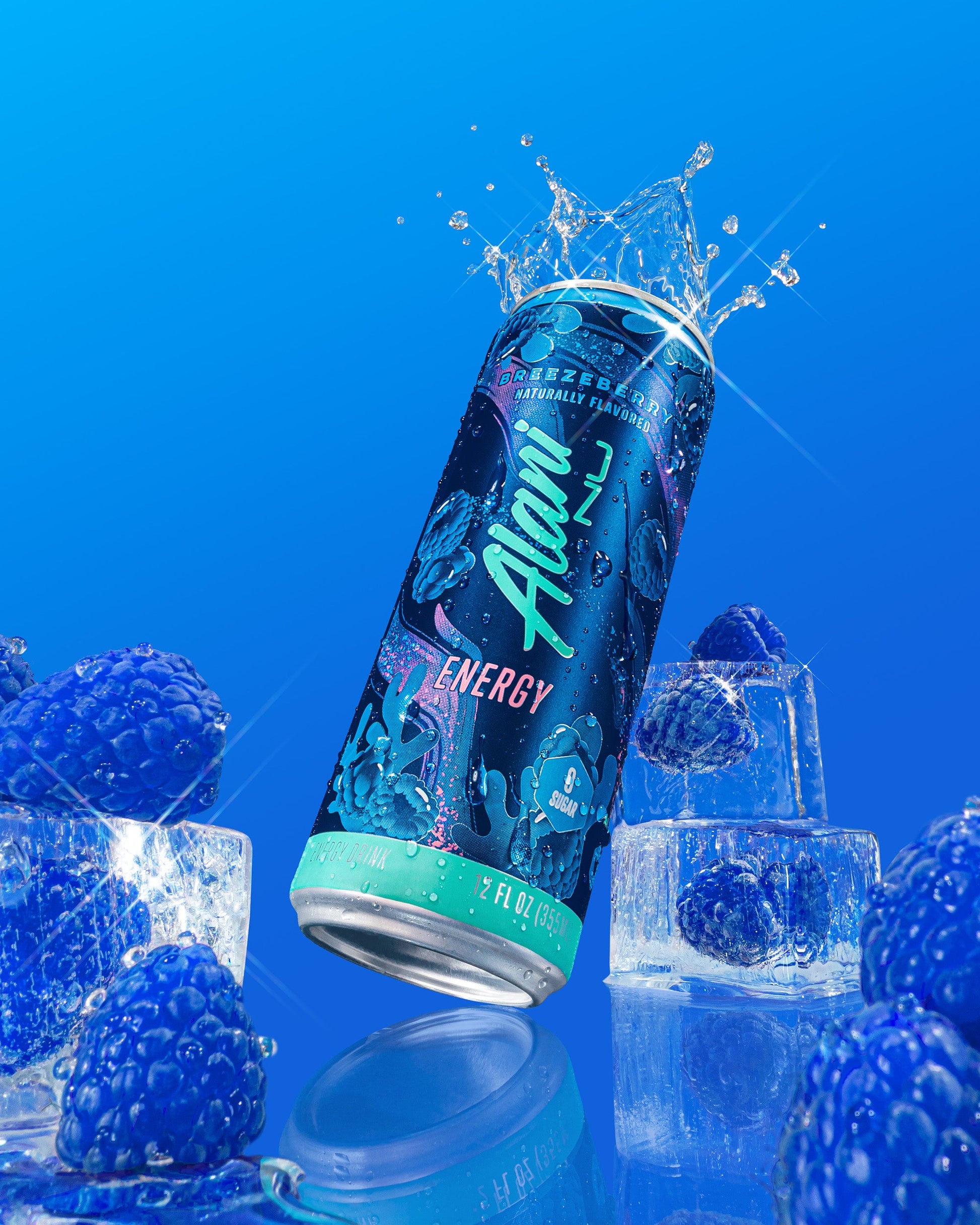 Breezeberry Blue Raspberry Citrus Energy Drink