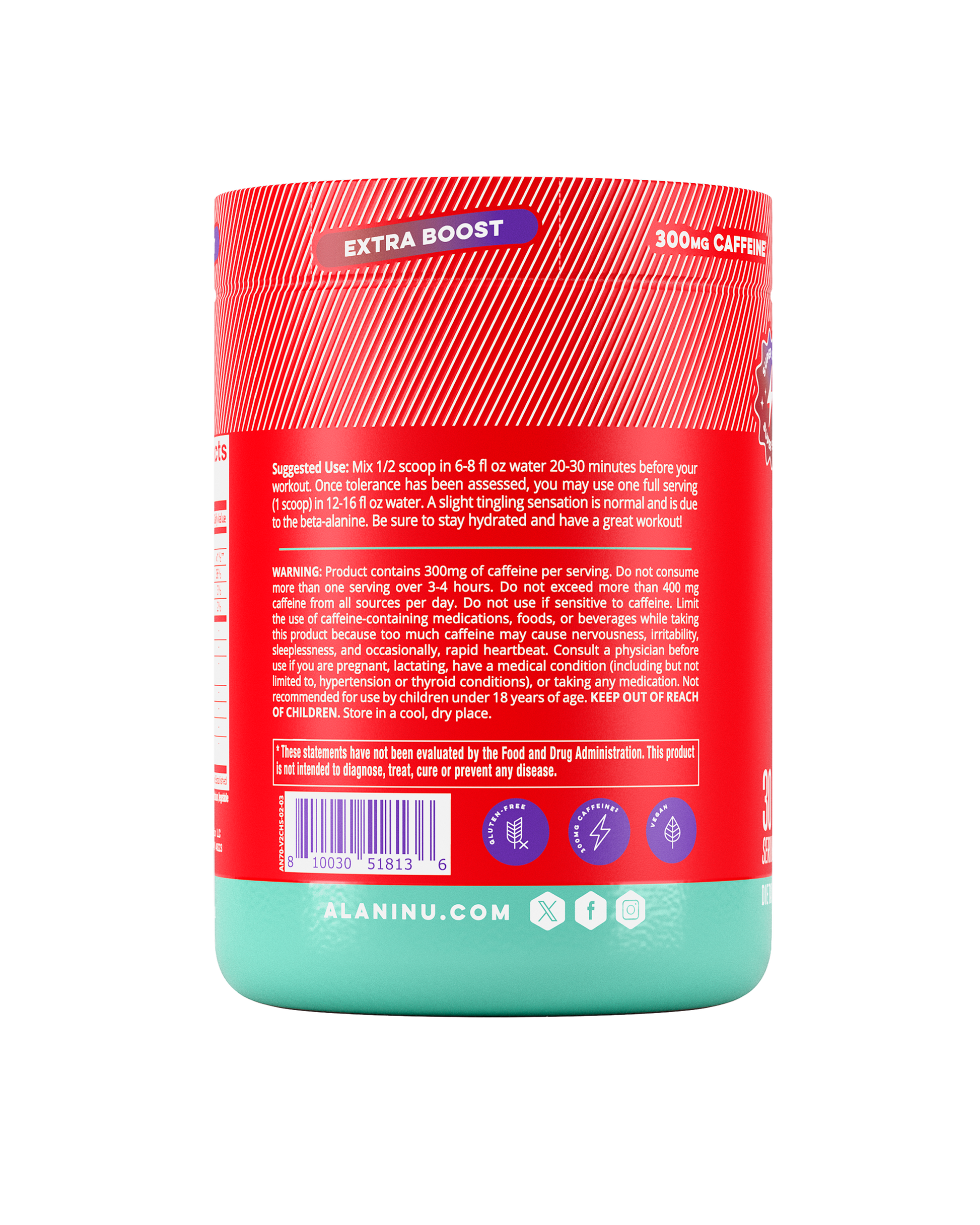 Cherry Slush Super-Stim Pre-Workout+, 30 Servings
