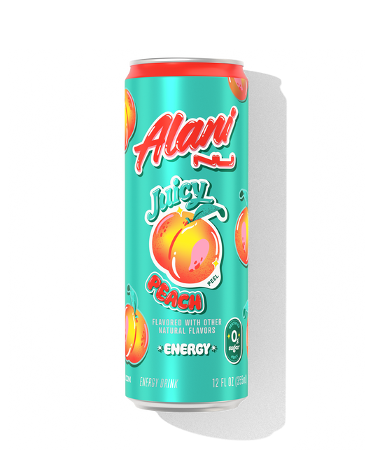 Juicy Peach Alani Nu Energy Drink, 12 Pack