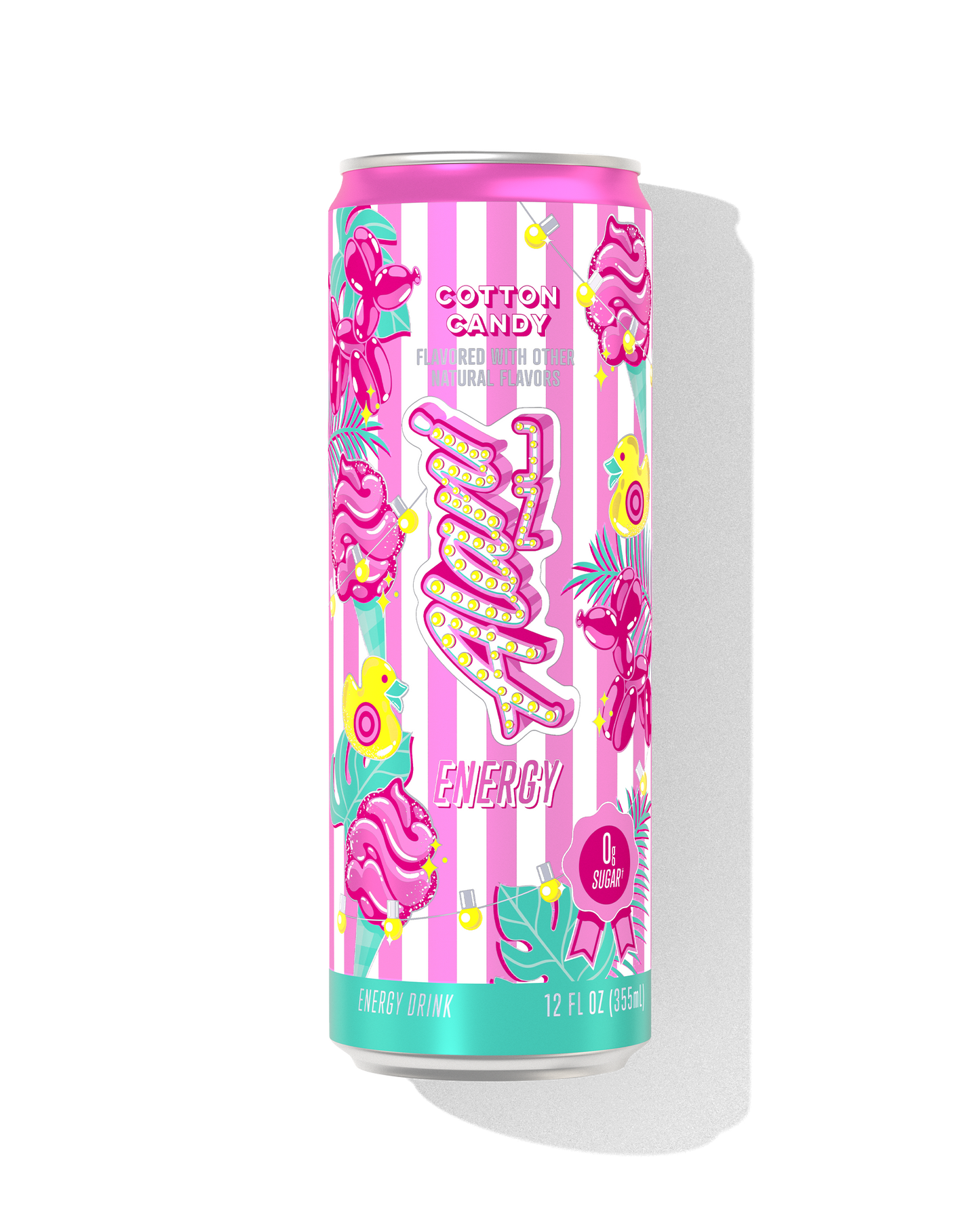 Pink-Vanilla Cotton Candy Energy Drink