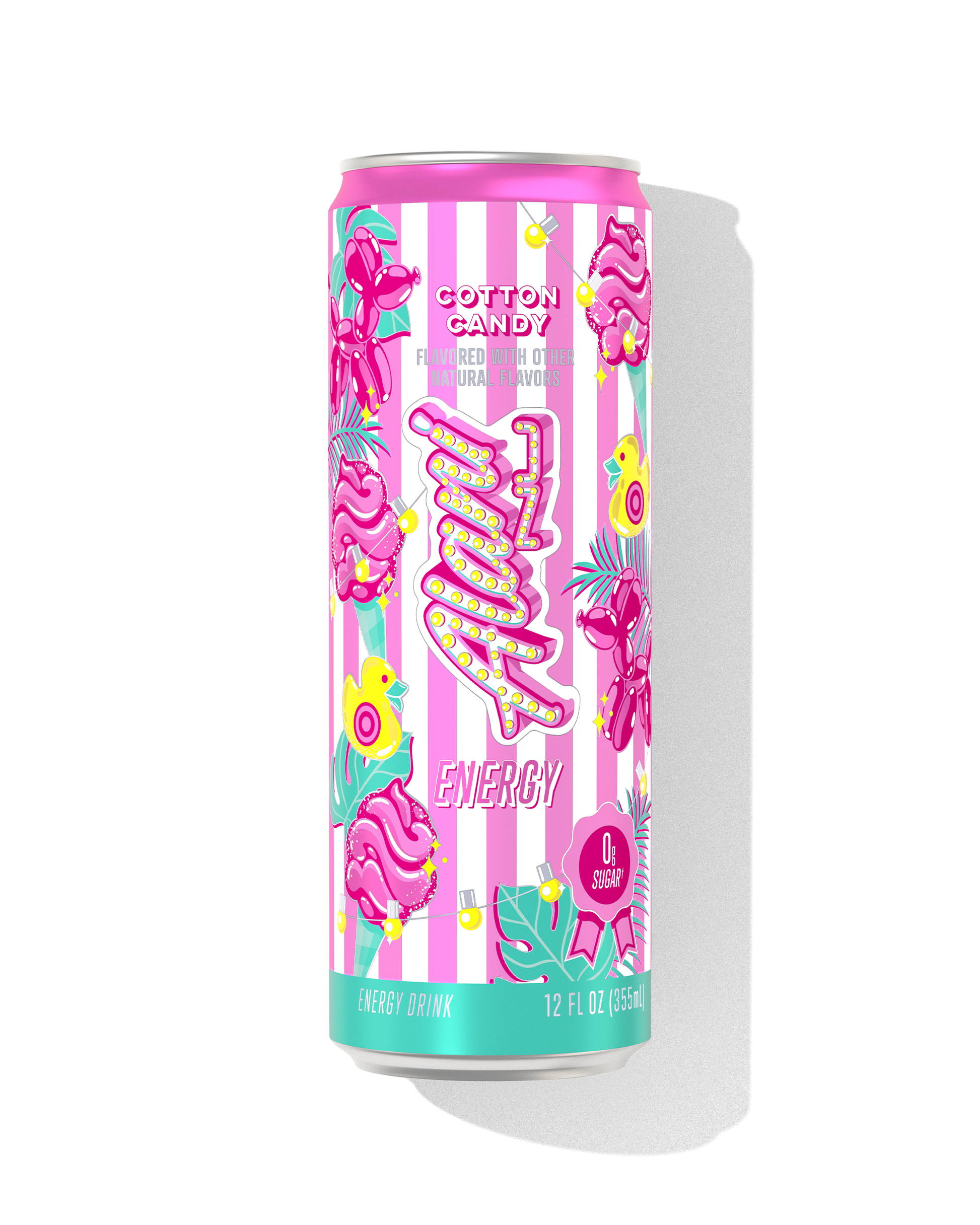 Pink-Vanilla Cotton Candy Energy Drink