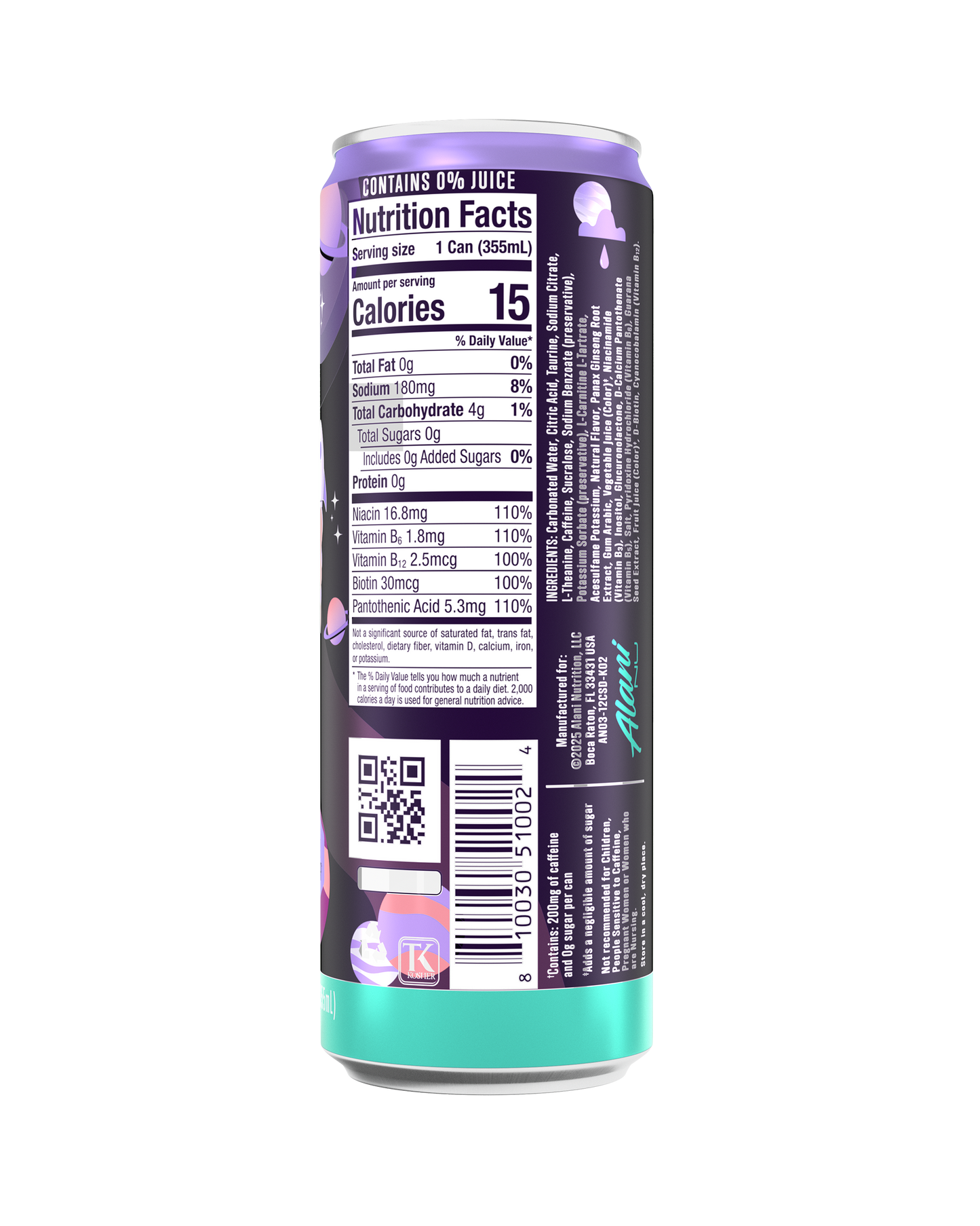 Cosmic Stardust Alani Nu Energy Drink, 12 Pack