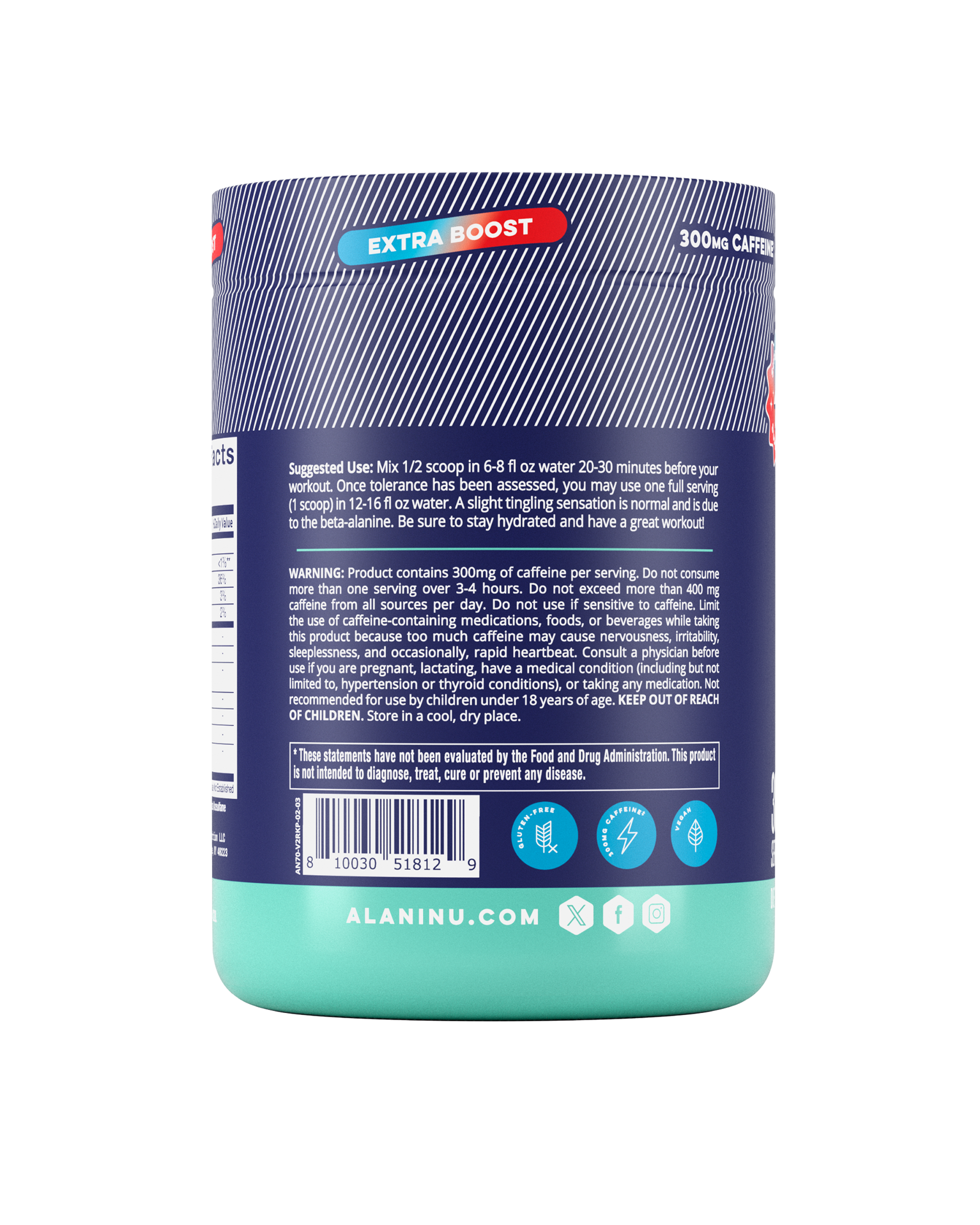 Rocket Pop Pre-Workout+ for Focus, 30 Servings