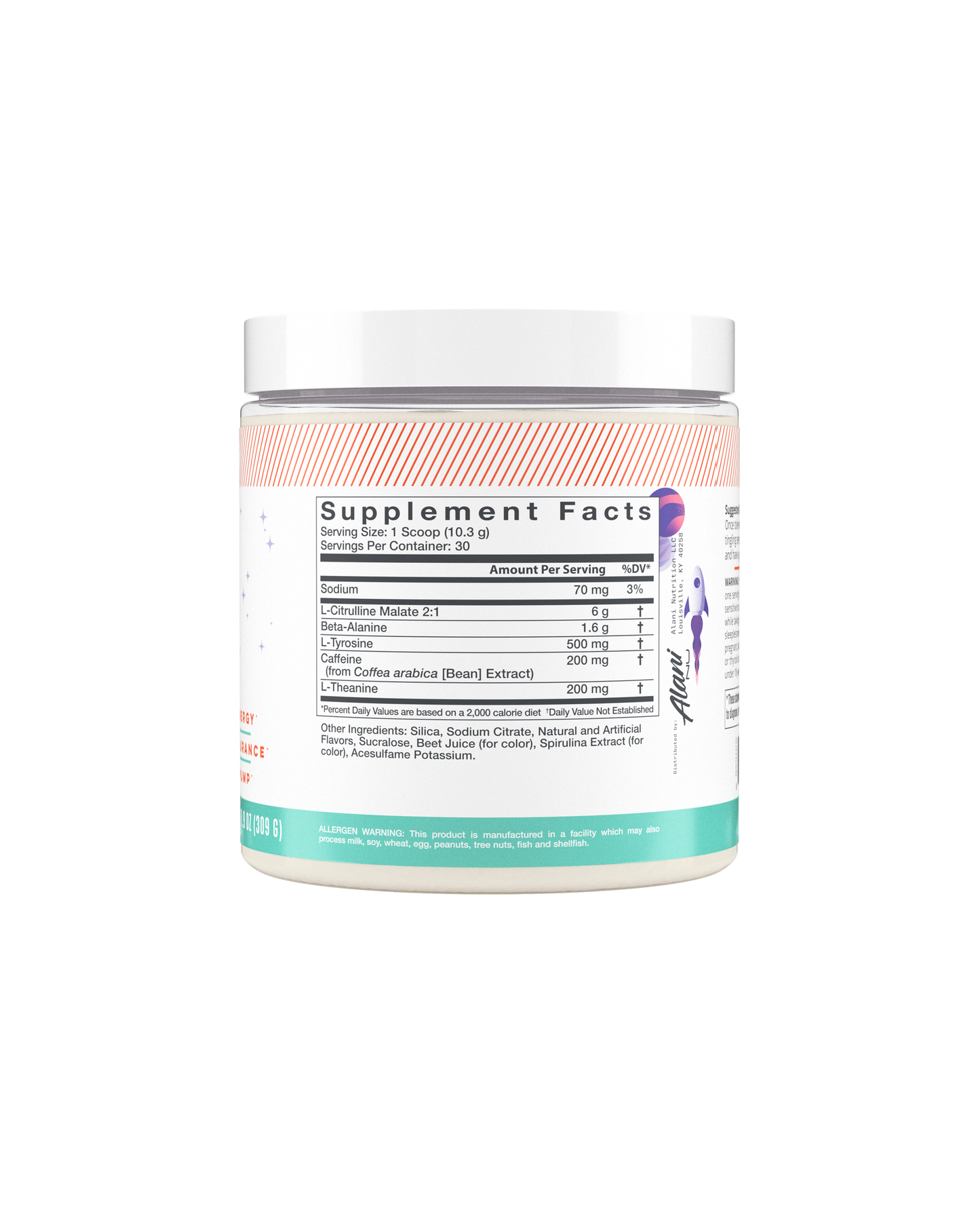Galaxy Lemonade Pre-Workout with Caffeine, 30 Servings