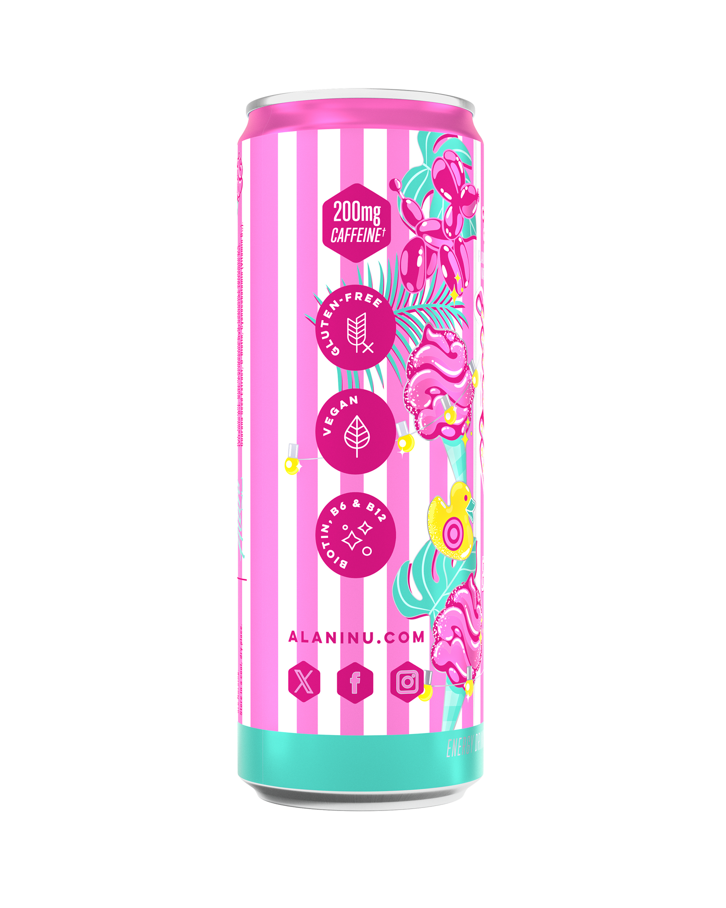 Pink-Vanilla Cotton Candy Energy Drink