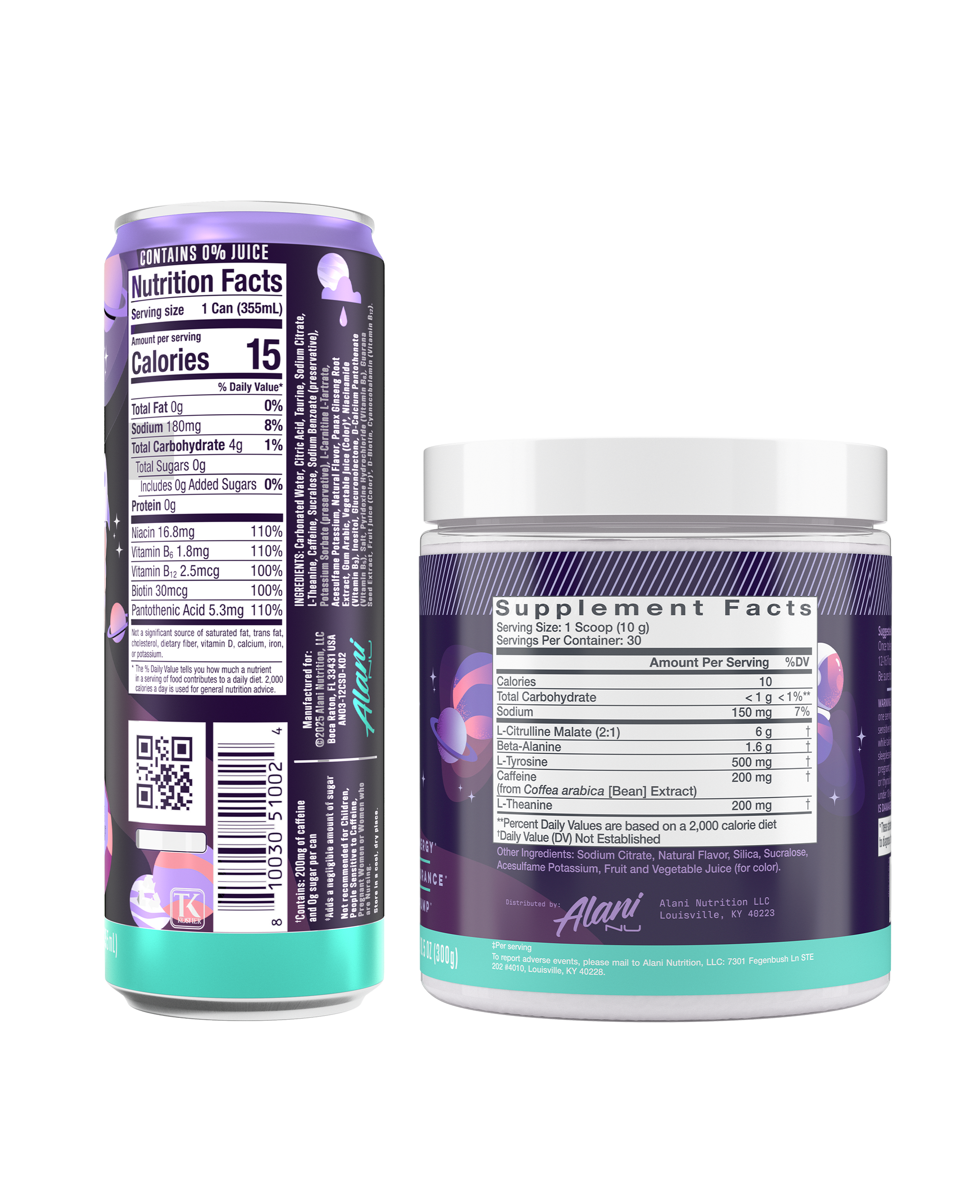 Cosmic Stardust Energy Drink and Pre-Workout Duo