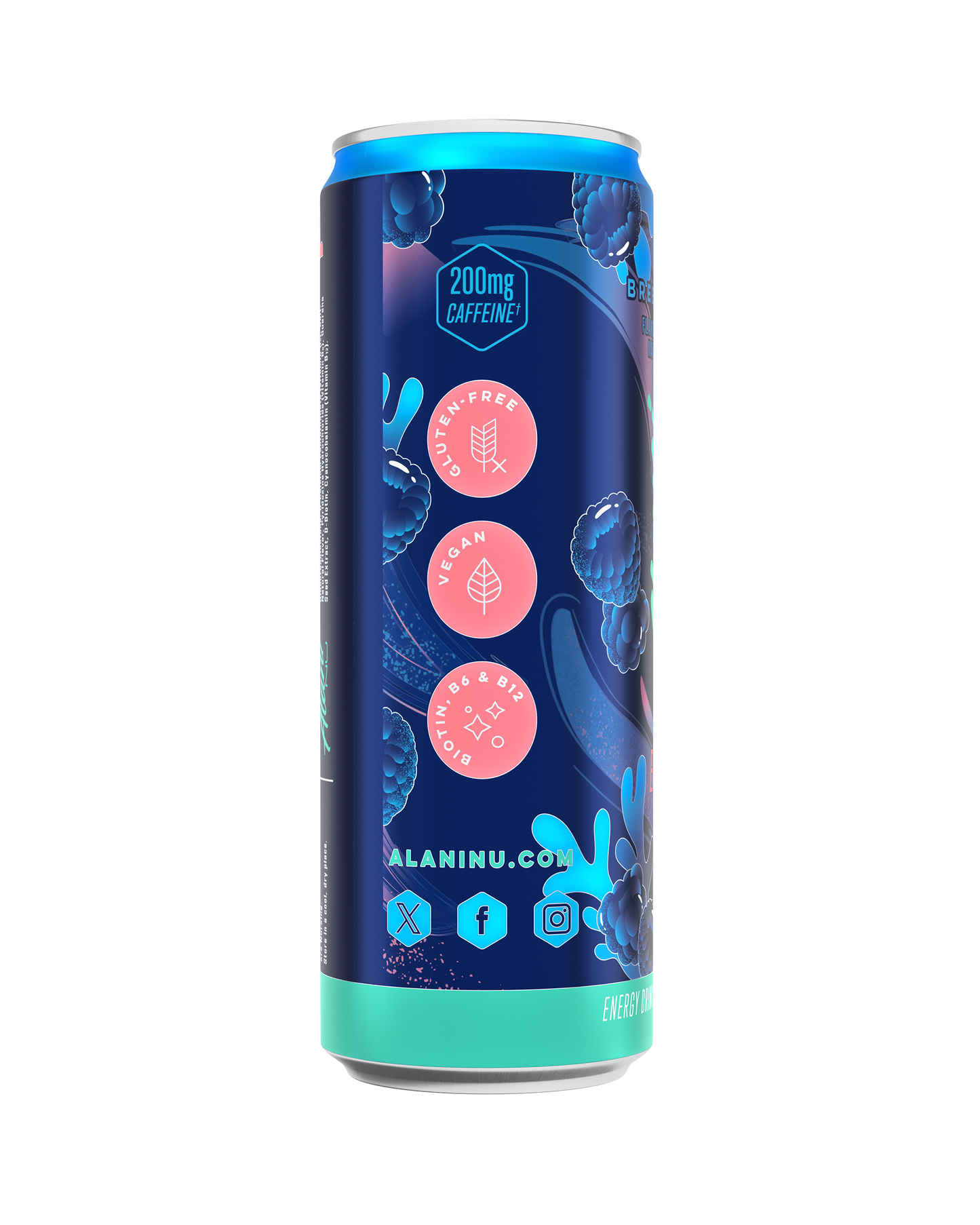 Breezeberry Blue Raspberry Citrus Energy Drink