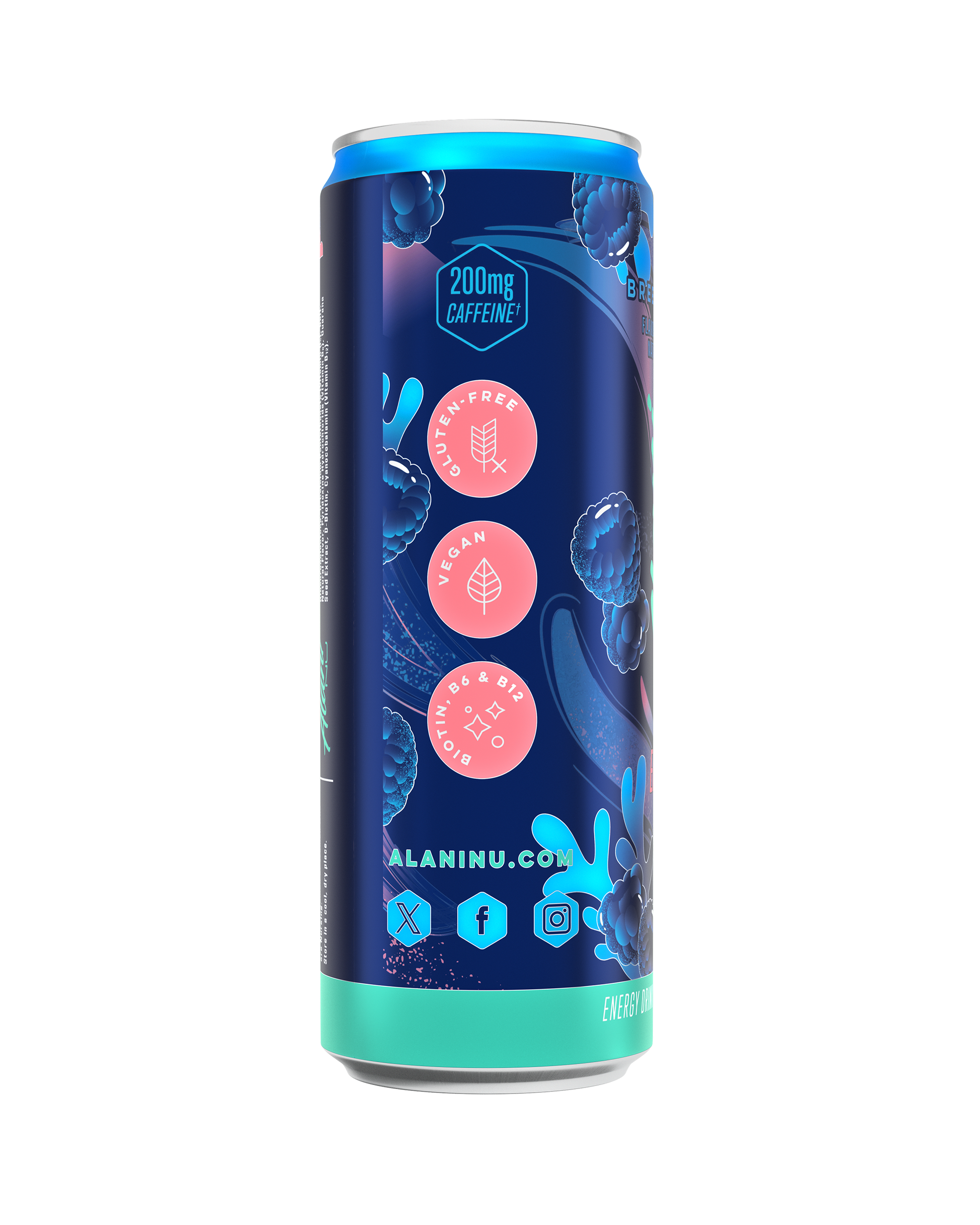 Breezeberry Blue Raspberry Citrus Energy Drink