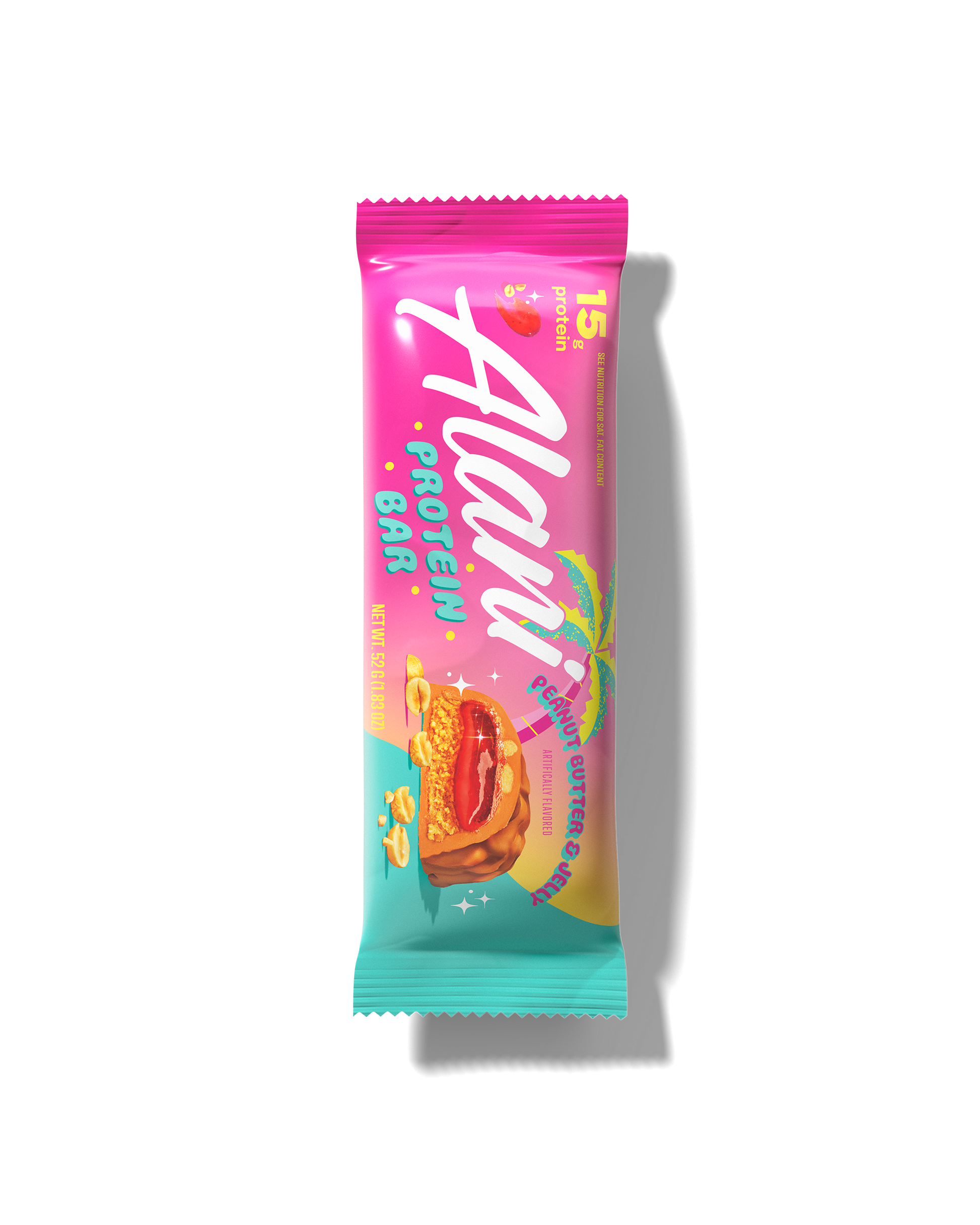Gooey Peanut Butter and Jelly Protein Bars - 12 Pack