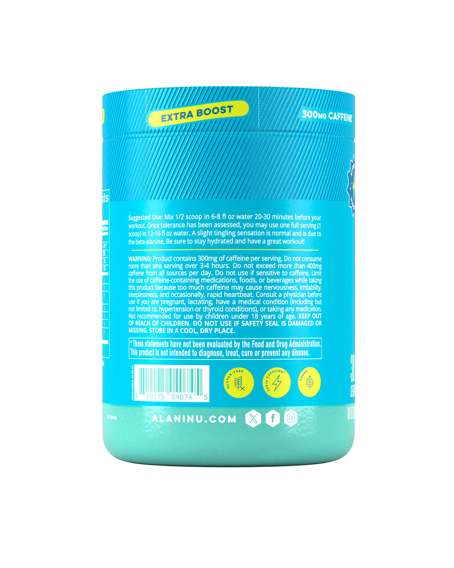 Blue Slush Pre-Workout+ for Pump, Hydration and Focus