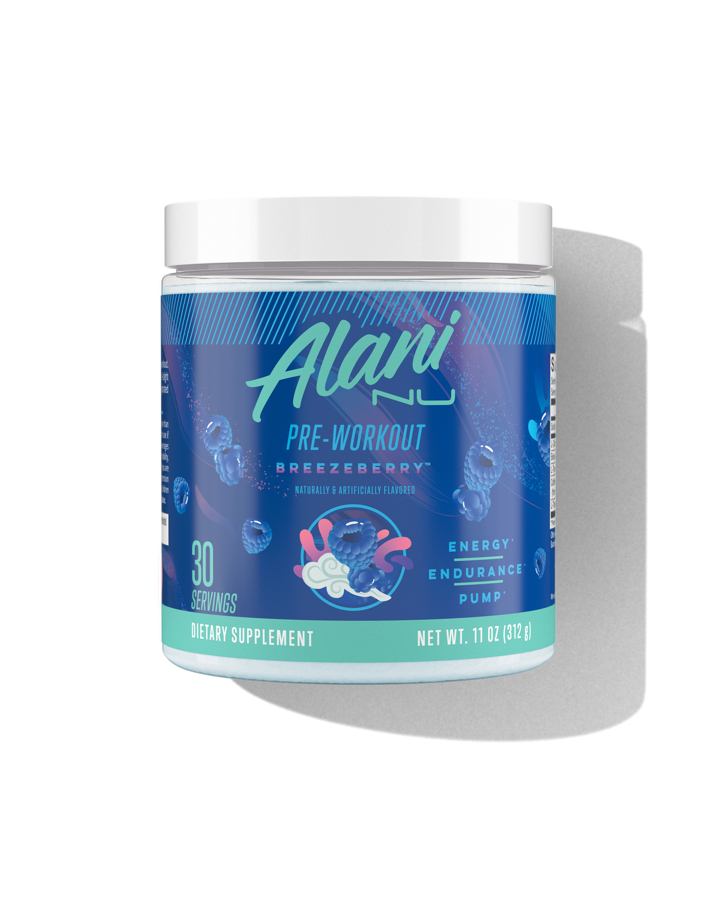 Breezeberry Pre-Workout with L-Theanine, 30 Servings