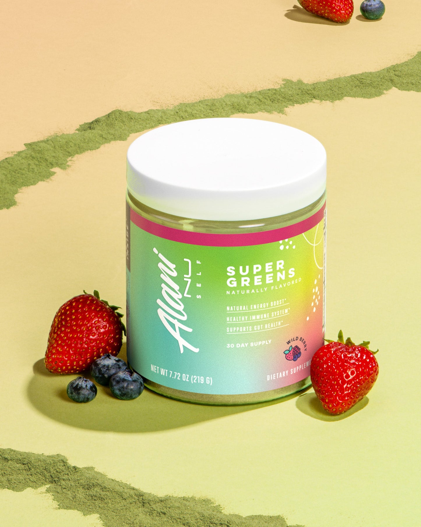 Wild Berry Super Greens Powder - 30 Day Supply