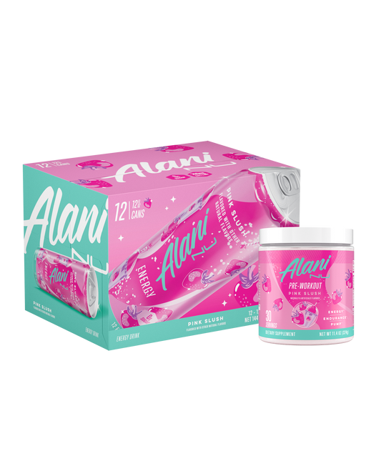 Pink Slush Pre-Workout and Energy Drink Bundle