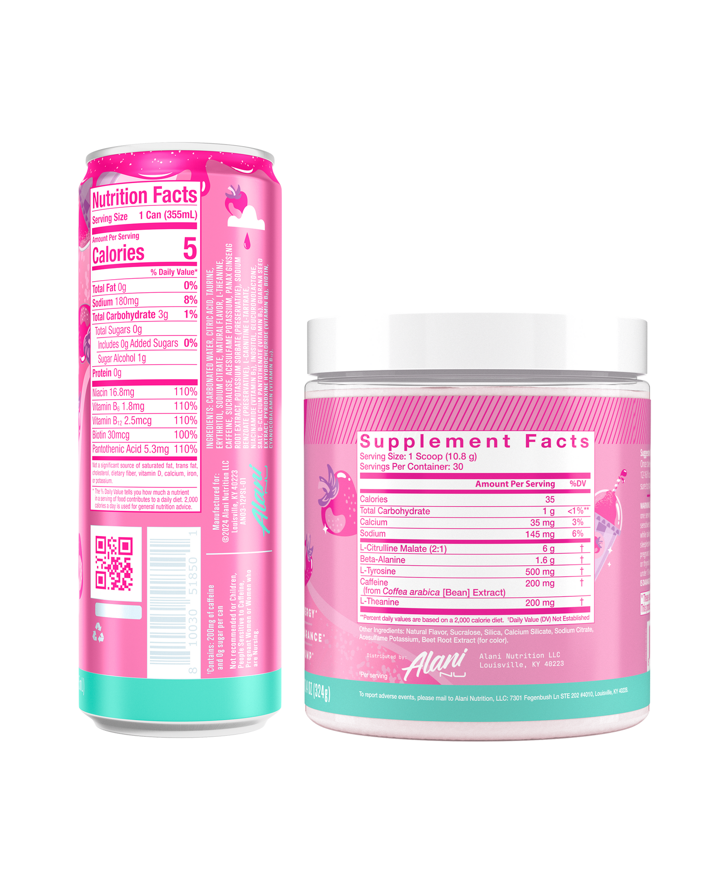 Pink Slush Pre-Workout and Energy Drink Bundle