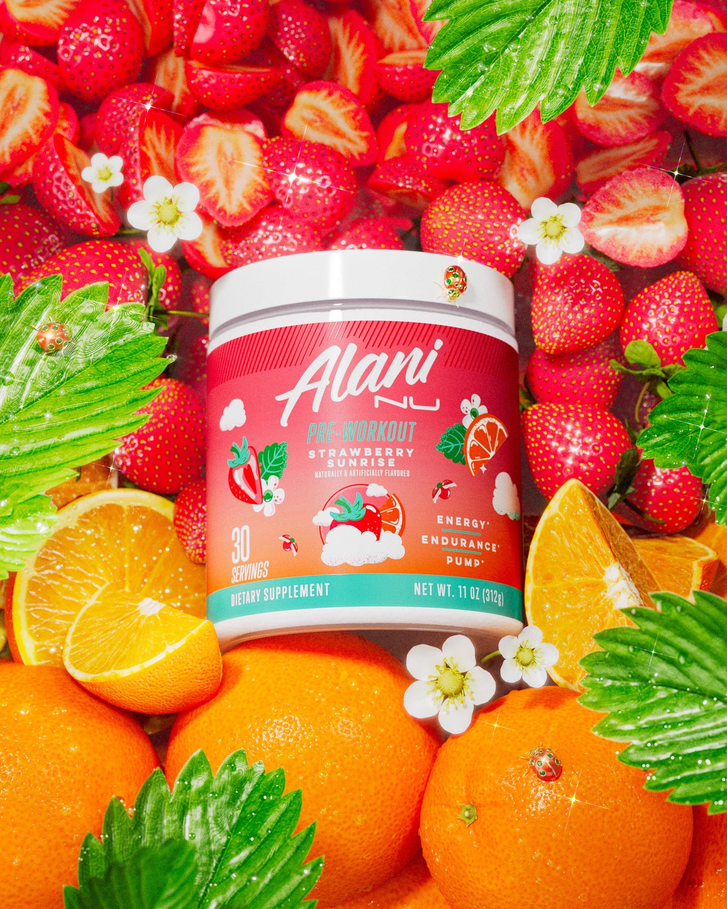 Strawberry Sunrise Pre-Workout, 30 Servings