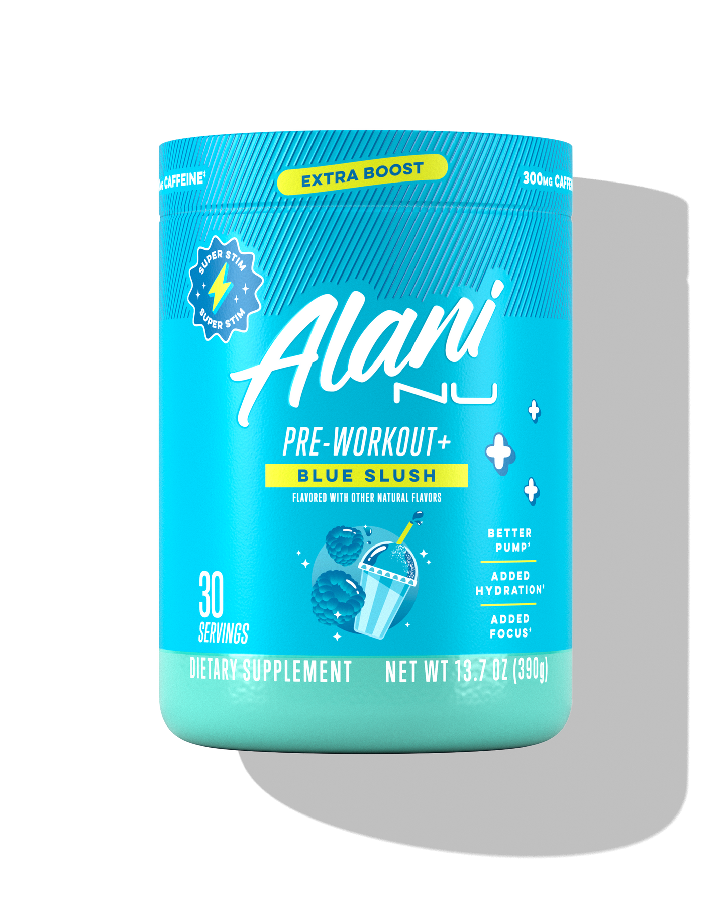 Blue Slush Pre-Workout+ for Pump, Hydration and Focus