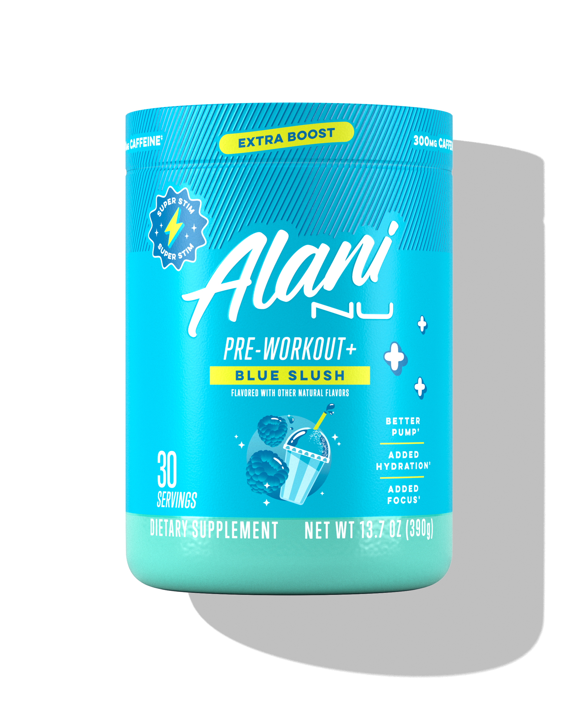 Blue Slush Pre-Workout+ for Pump, Hydration and Focus