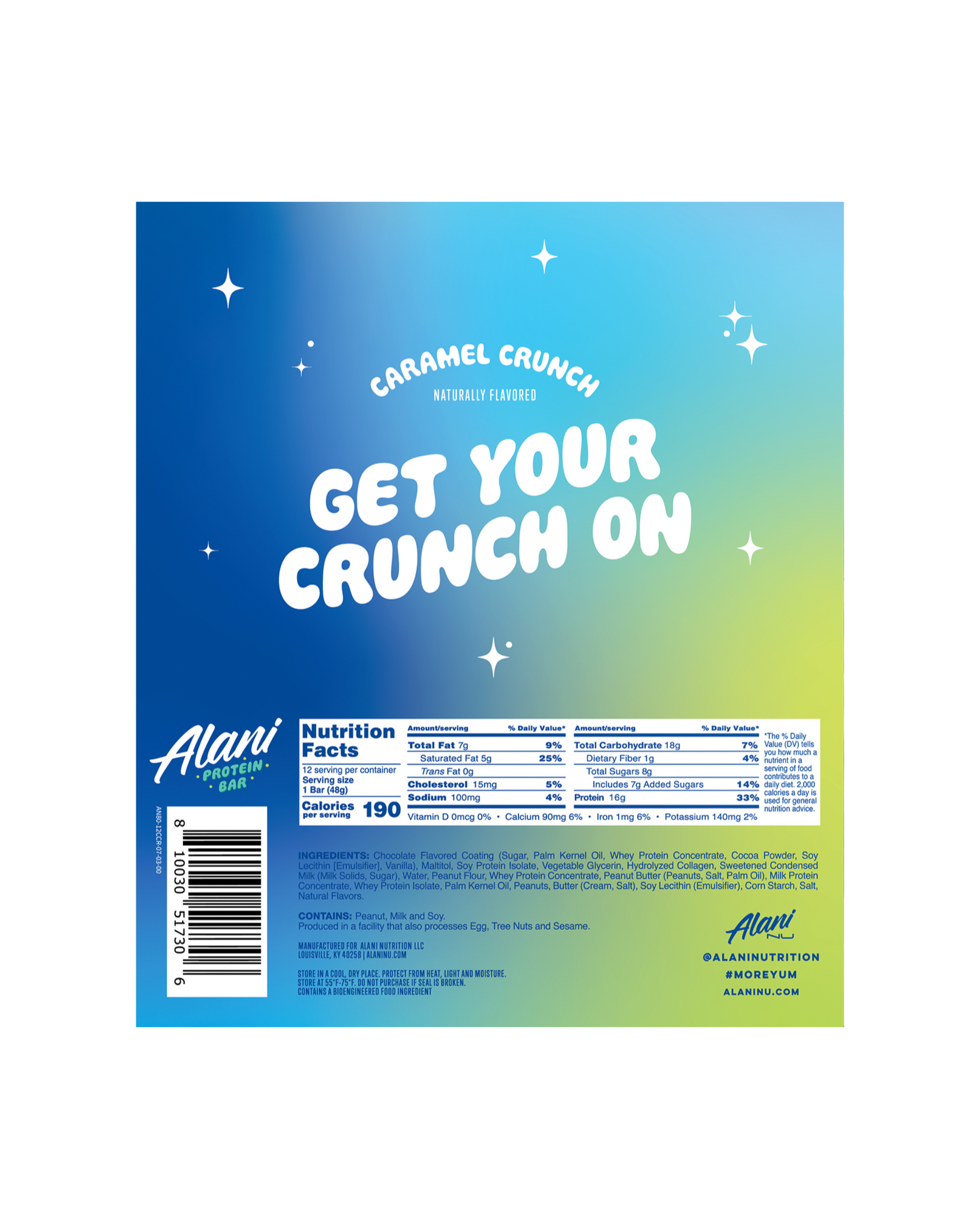 Caramel Crunch Protein Bars - 4 Pack