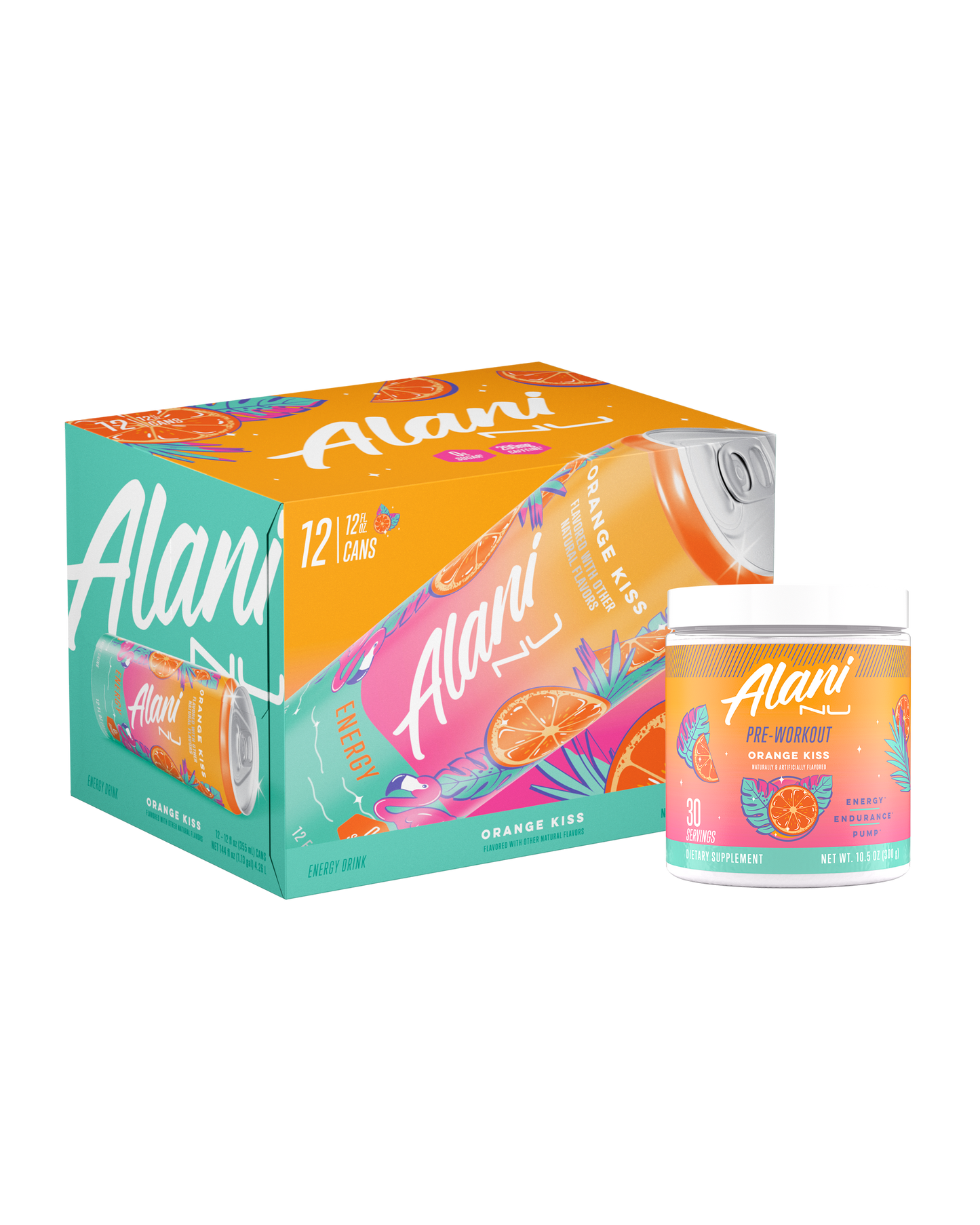 Orange Kiss Energy Drink and Pre-Workout Bundle
