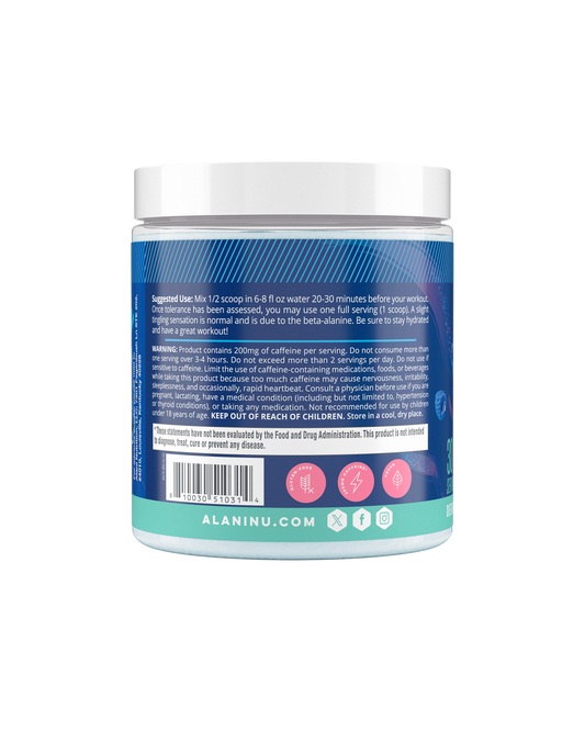 Breezeberry Pre-Workout with L-Theanine, 30 Servings