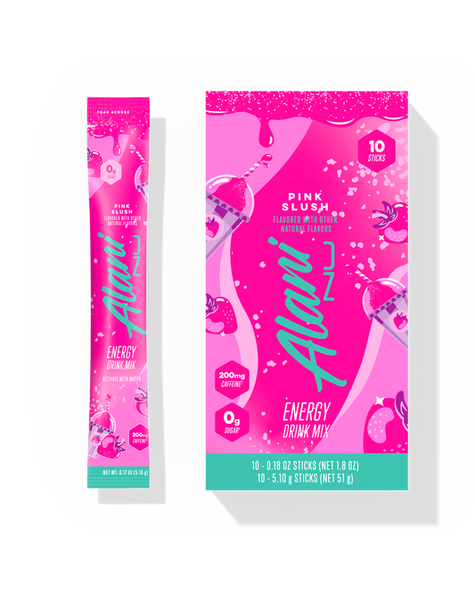Pink Slush Energy Sticks - 10 Pack