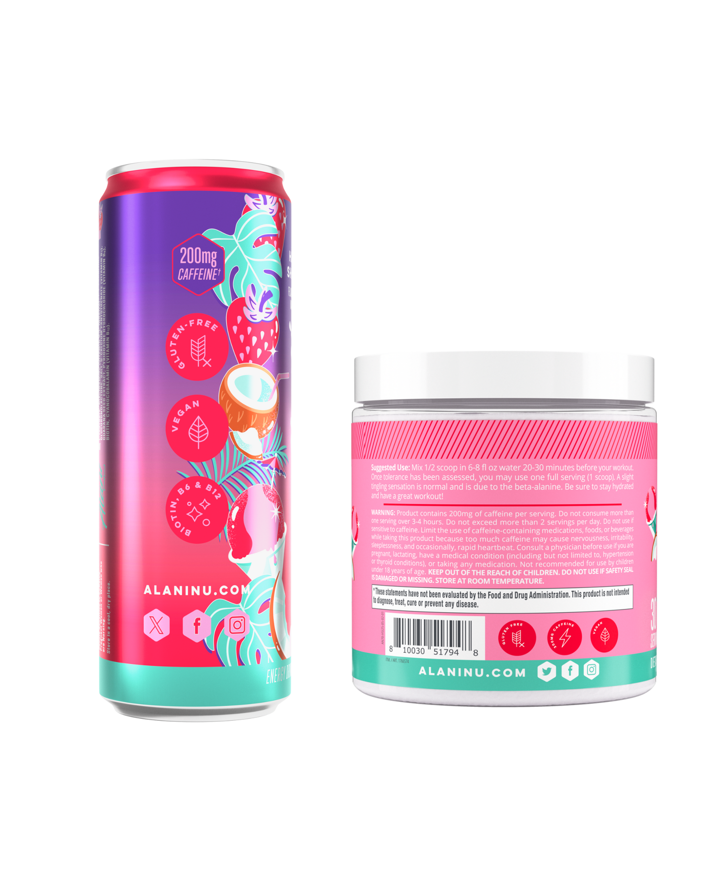 Hawaiian Shaved Ice Energy and Pre-Workout Bundle