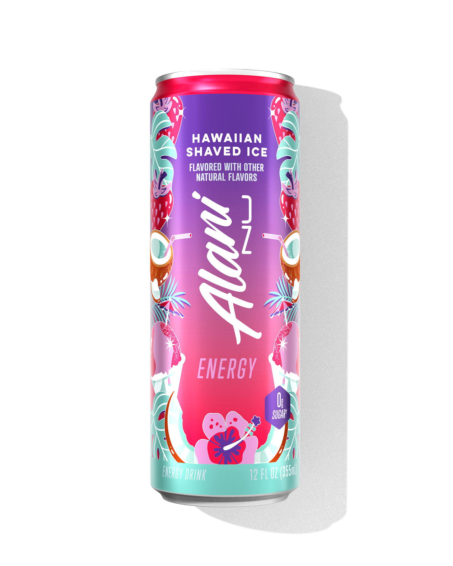 Hawaiian Shaved Ice Alani Nu Energy Drink, 12 Pack