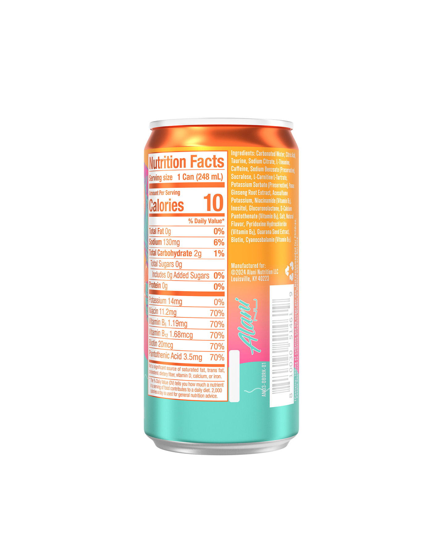 Orange Kiss Mini Energy - 24 Pack