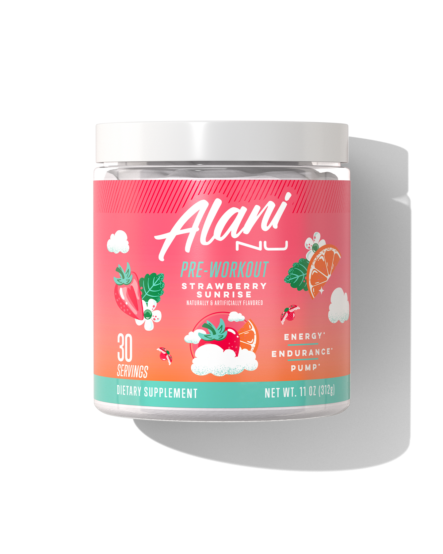 Strawberry Sunrise Pre-Workout, 30 Servings