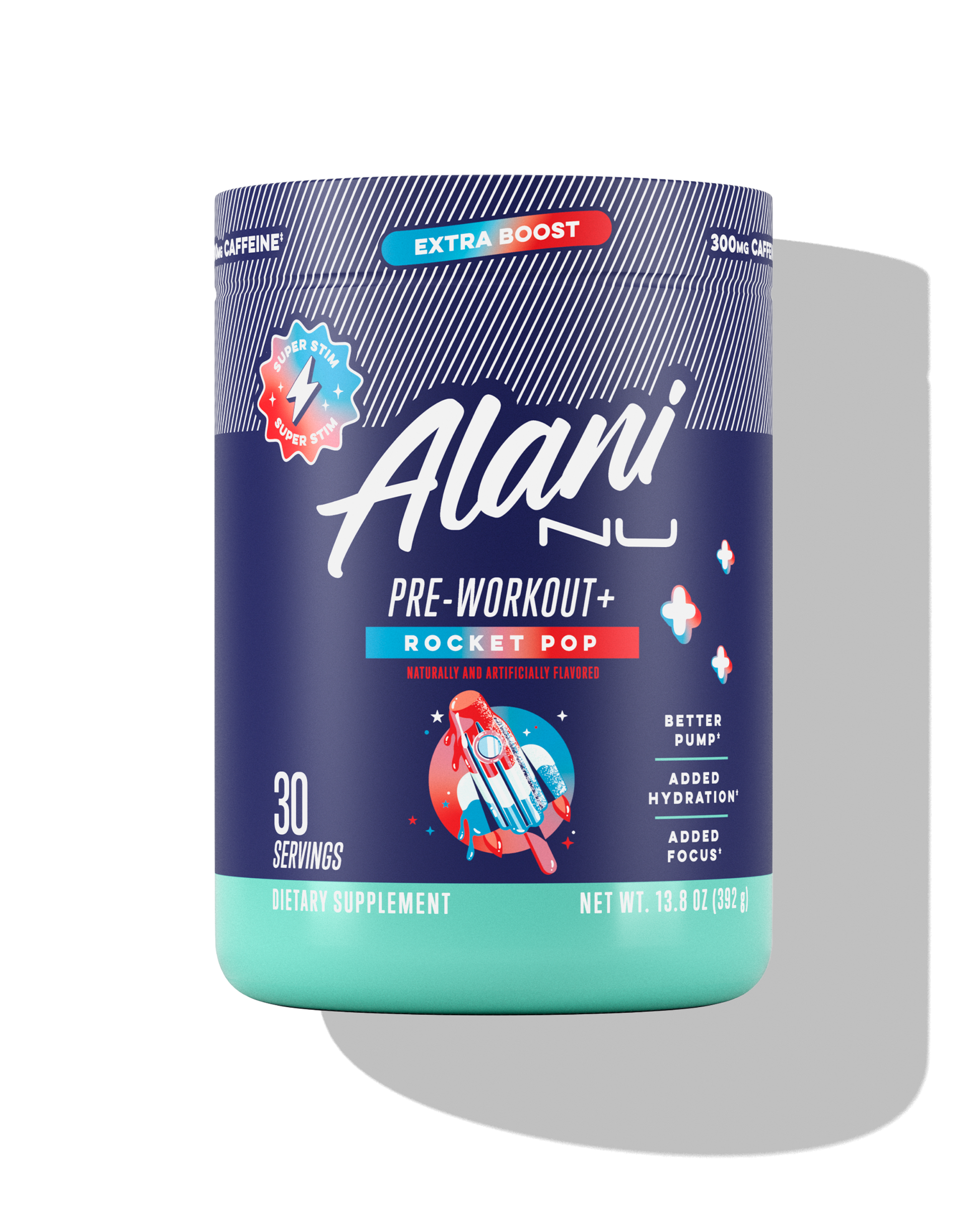 Rocket Pop Pre-Workout+ for Focus, 30 Servings