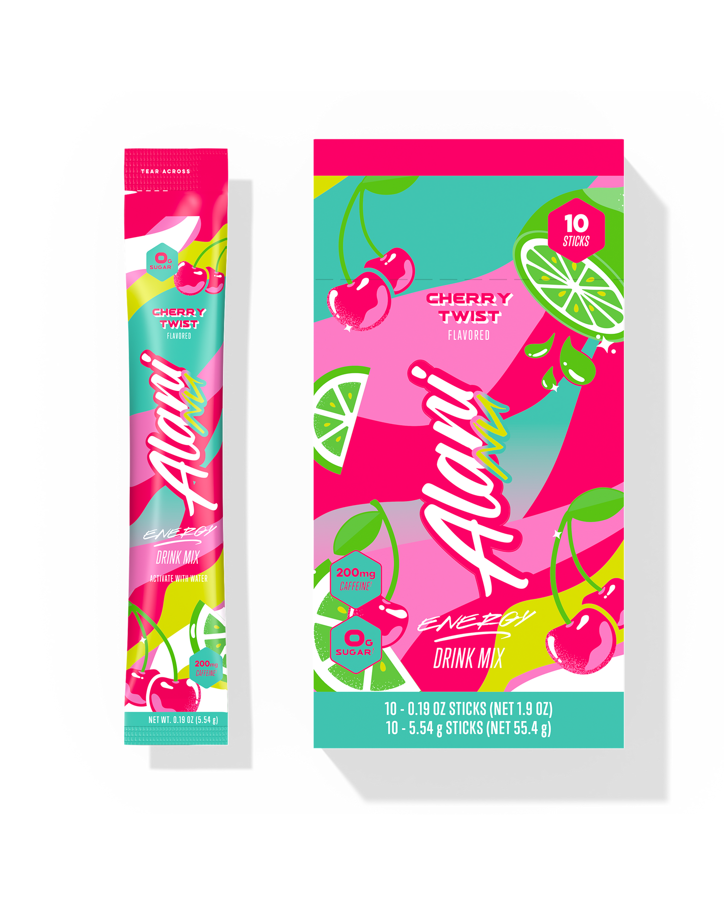 Cherry Twist Sugar-Free Energy Sticks, 10-Pack