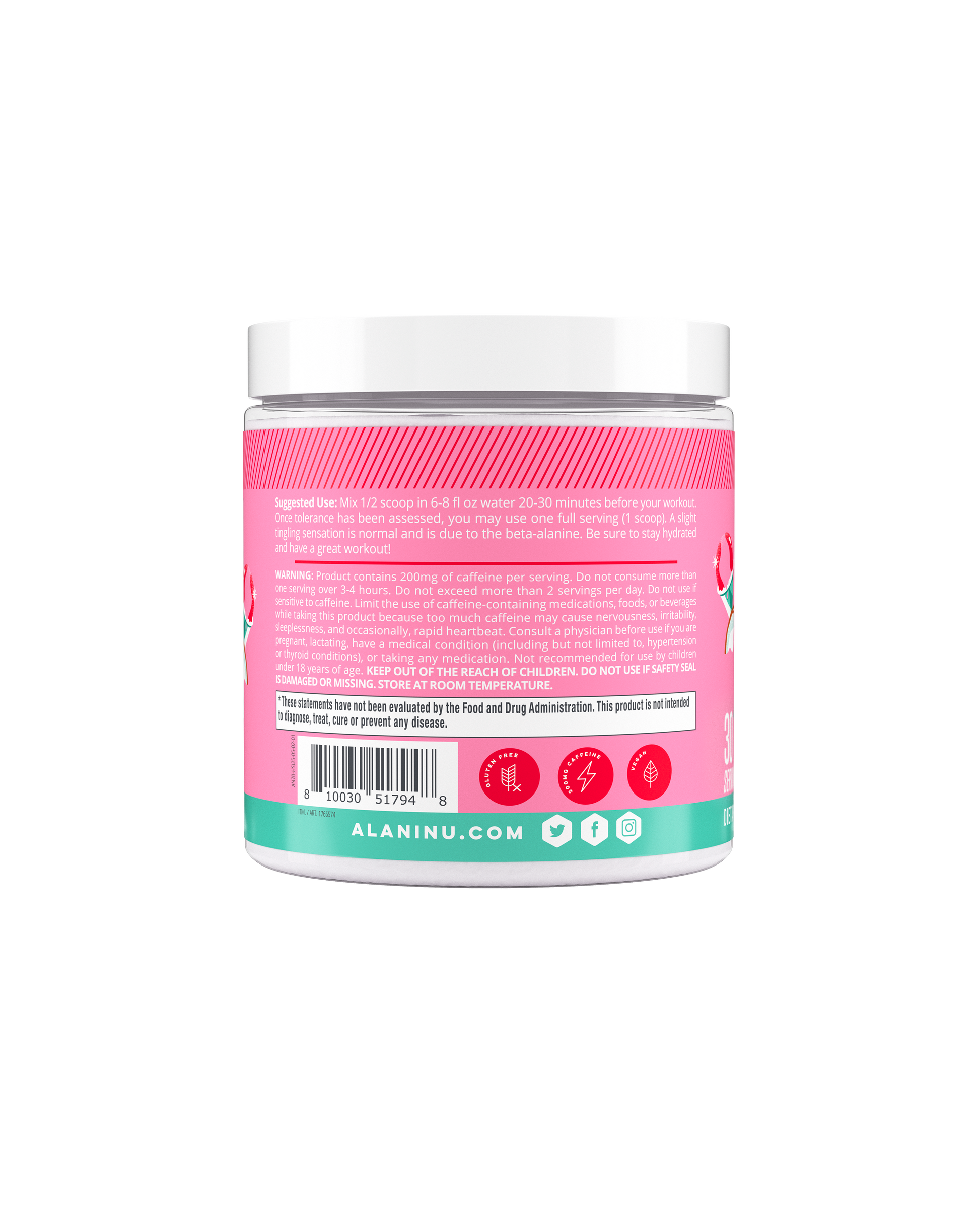 Hawaiian Shaved Ice Pre-Workout, 30 Servings