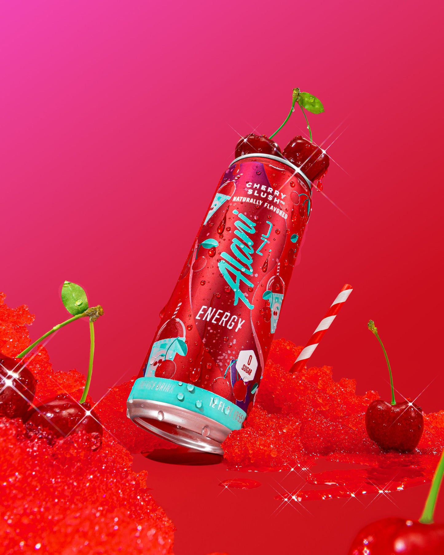 Alani Nu Cherry Slush Energy Drink, 12 Pack